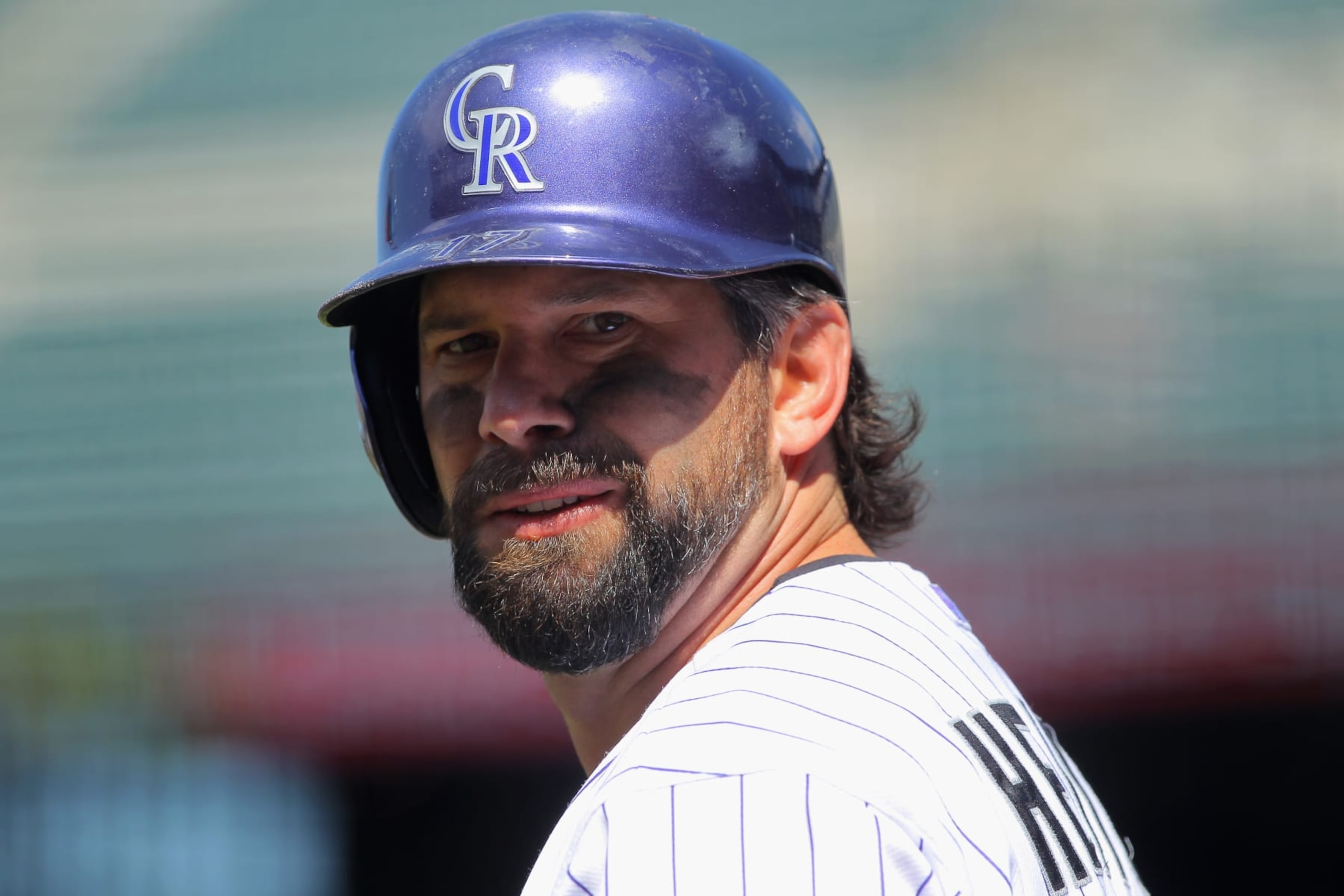 DENVER, CO - SEPTEMBER 19:  Todd Helton #17 of the Colorado Rockies prepares to take an at bat against the St. Louis Cardinals at Coors Field on September 19, 2013 in Denver, Colorado.  (Photo by Doug Pensinger/Getty Images) 