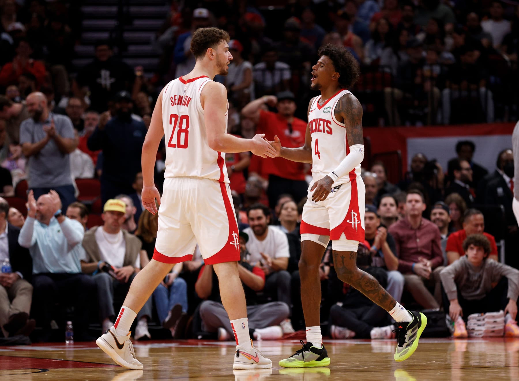 Alperen Sengun and Jalen Green