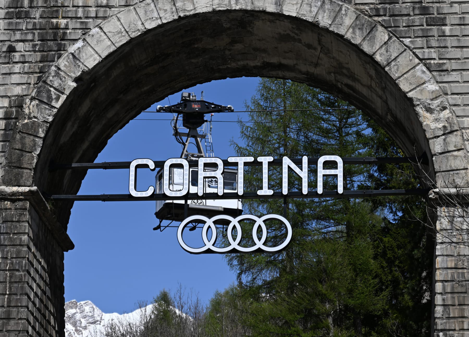 CORTINA D'AMPEZZO, ITALY - APRIL 29: CORTINA D'AMPEZZO, ITALY - APRIL 28: A general view of Cortina D'Ampezzo, host city of the 2026 Winter Olympics on April 29, 2024 in Cortina d'Ampezzo, Italy. (Photo by Claudio Villa/Getty Images)
