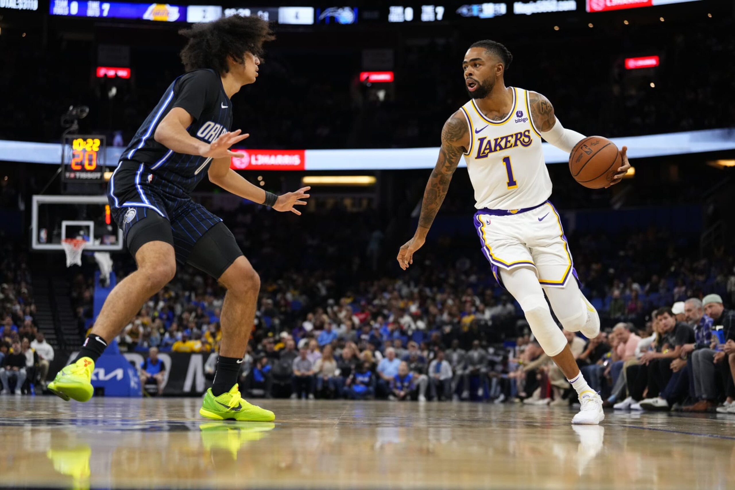 Anthony Black and D'Angelo Russell Anthony Black and D'Angelo Russell