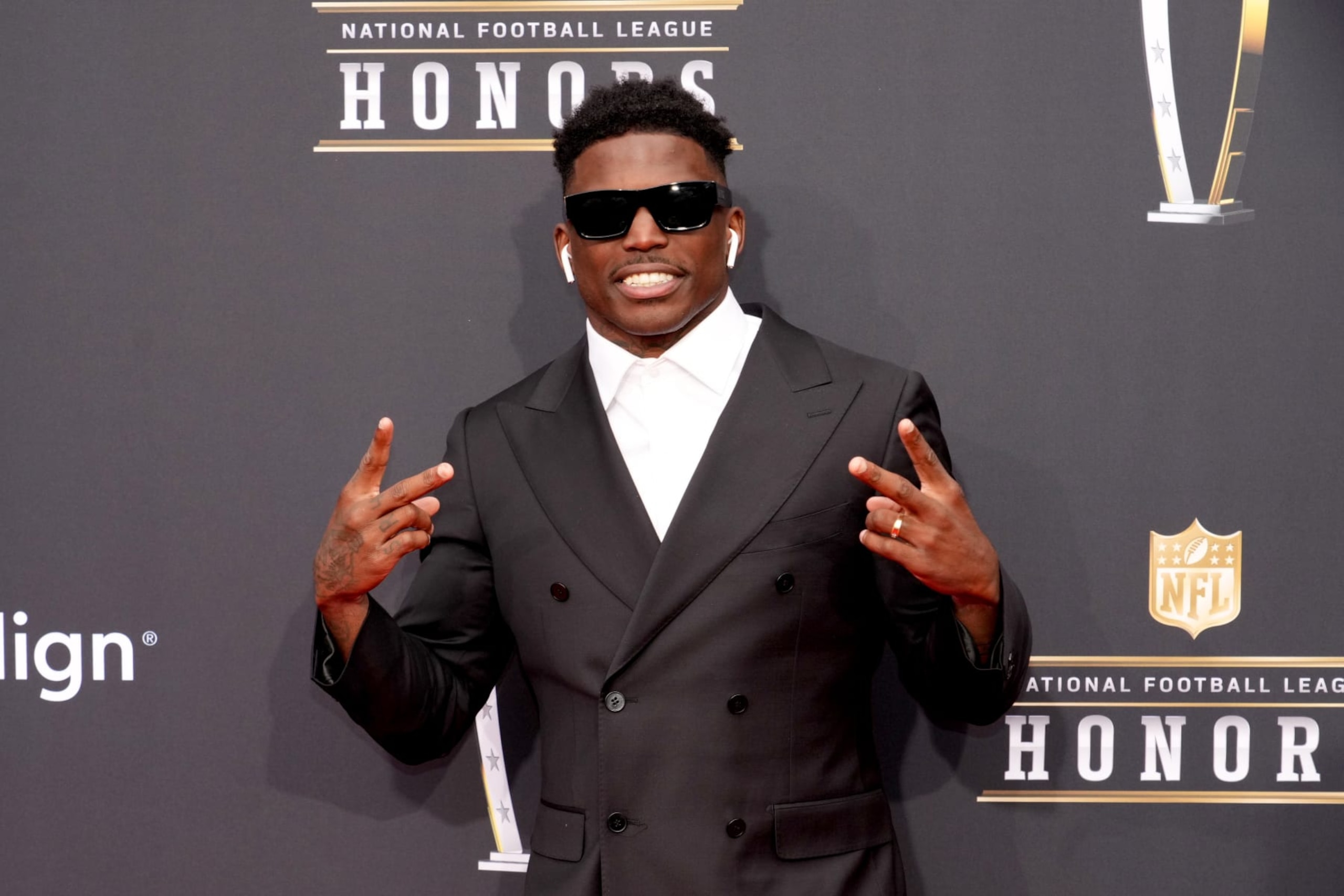 LAS VEGAS, NEVADA - FEBRUARY 08: Tyreek Hill attends the 13th Annual NFL Honors at Resorts World Theatre on February 08, 2024 in Las Vegas, Nevada. (Photo by Jeff Kravitz/FilmMagic) LAS VEGAS, NEVADA - FEBRUARY 08: Tyreek Hill attends the 13th Annual NFL Honors at Resorts World Theatre on February 08, 2024 in Las Vegas, Nevada. (Photo by Jeff Kravitz/FilmMagic)