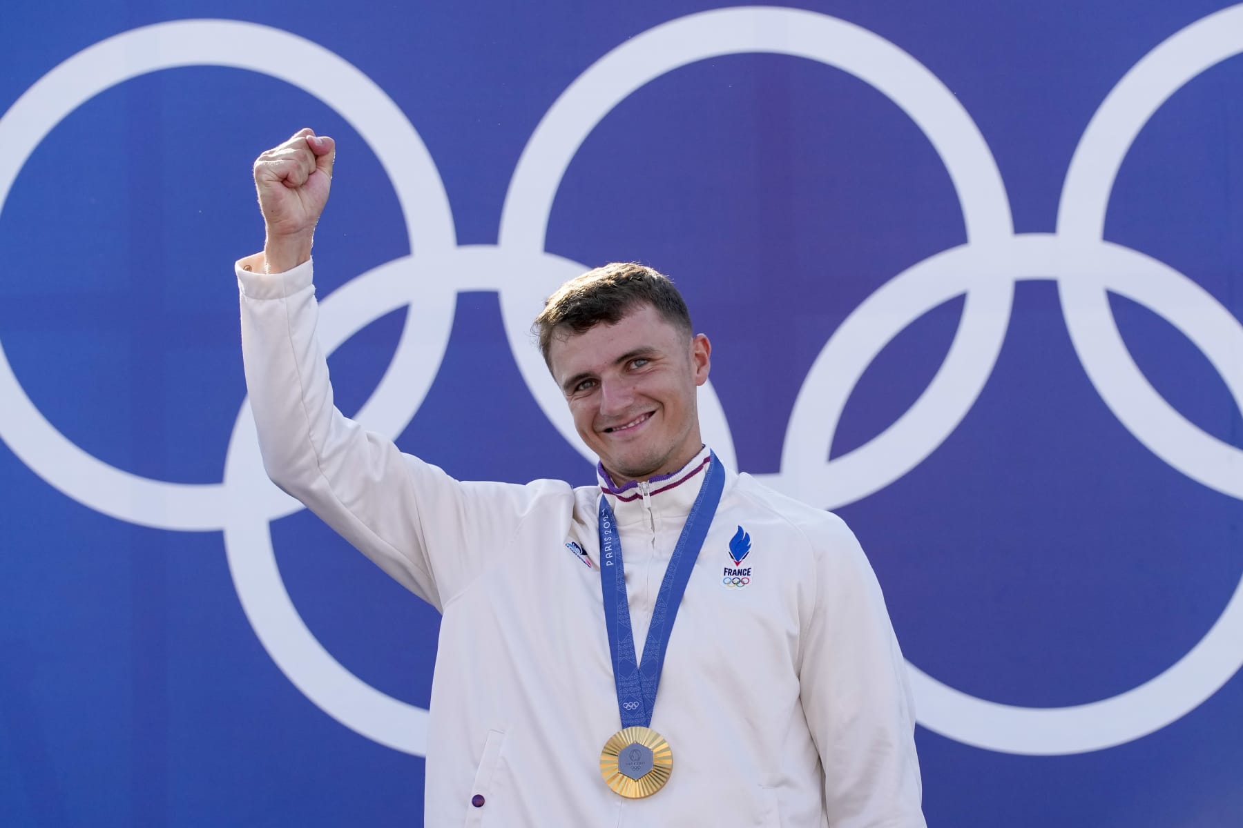Nicolas Gestin of Francewon gold in Men's Canoe Slalom Single