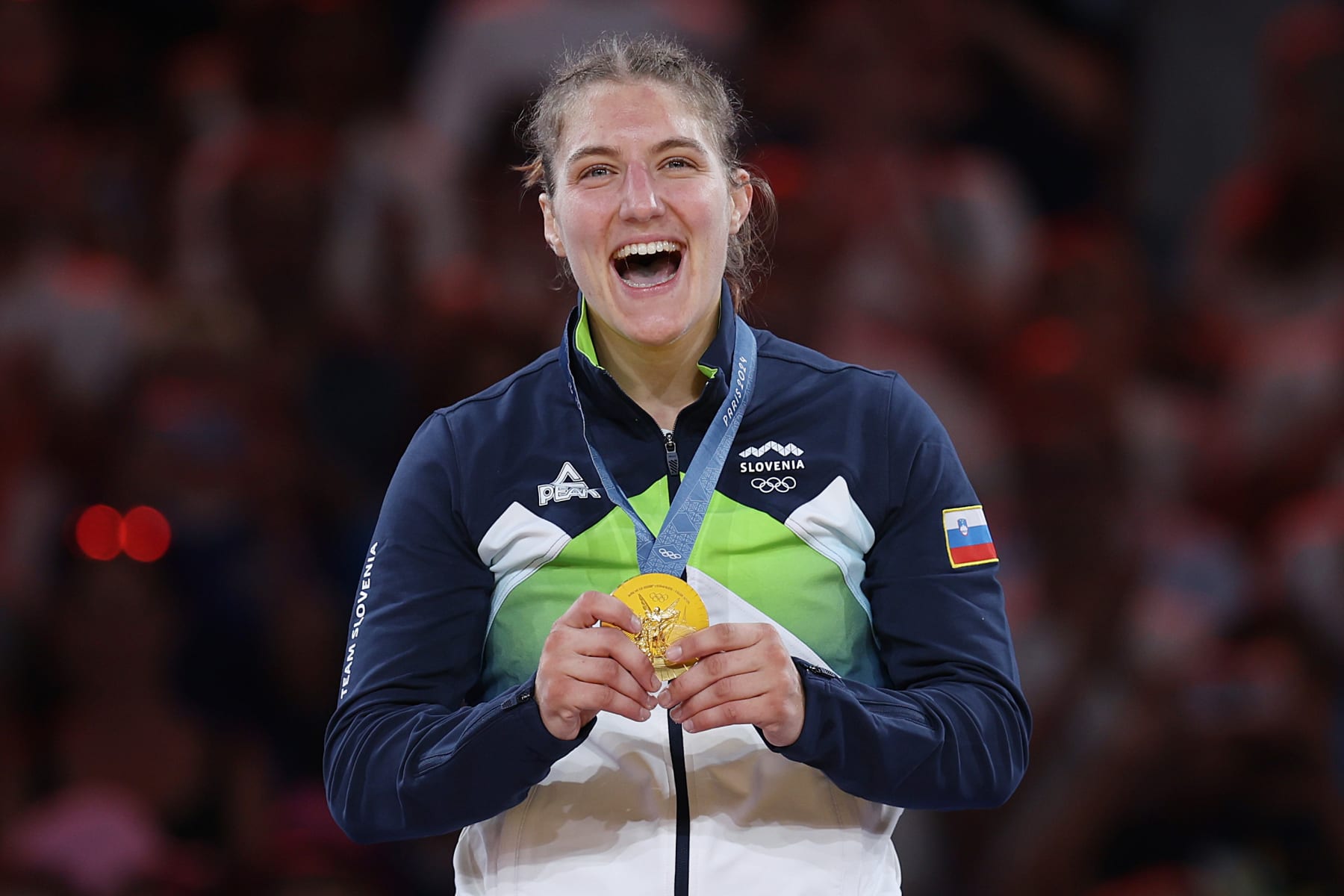 Andreja Leski of Team Slovenia