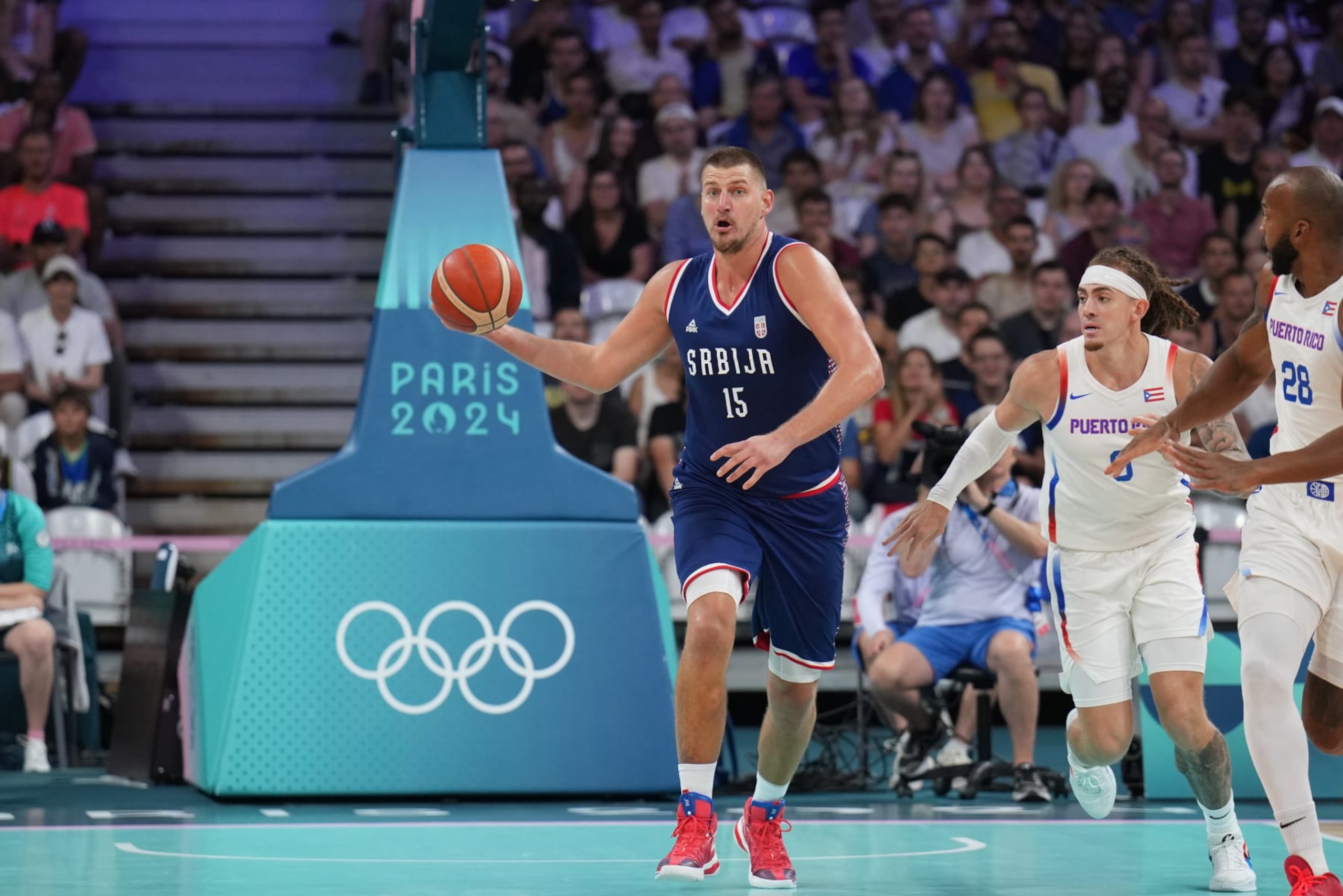 Nikola JokiÄ of the Serbia