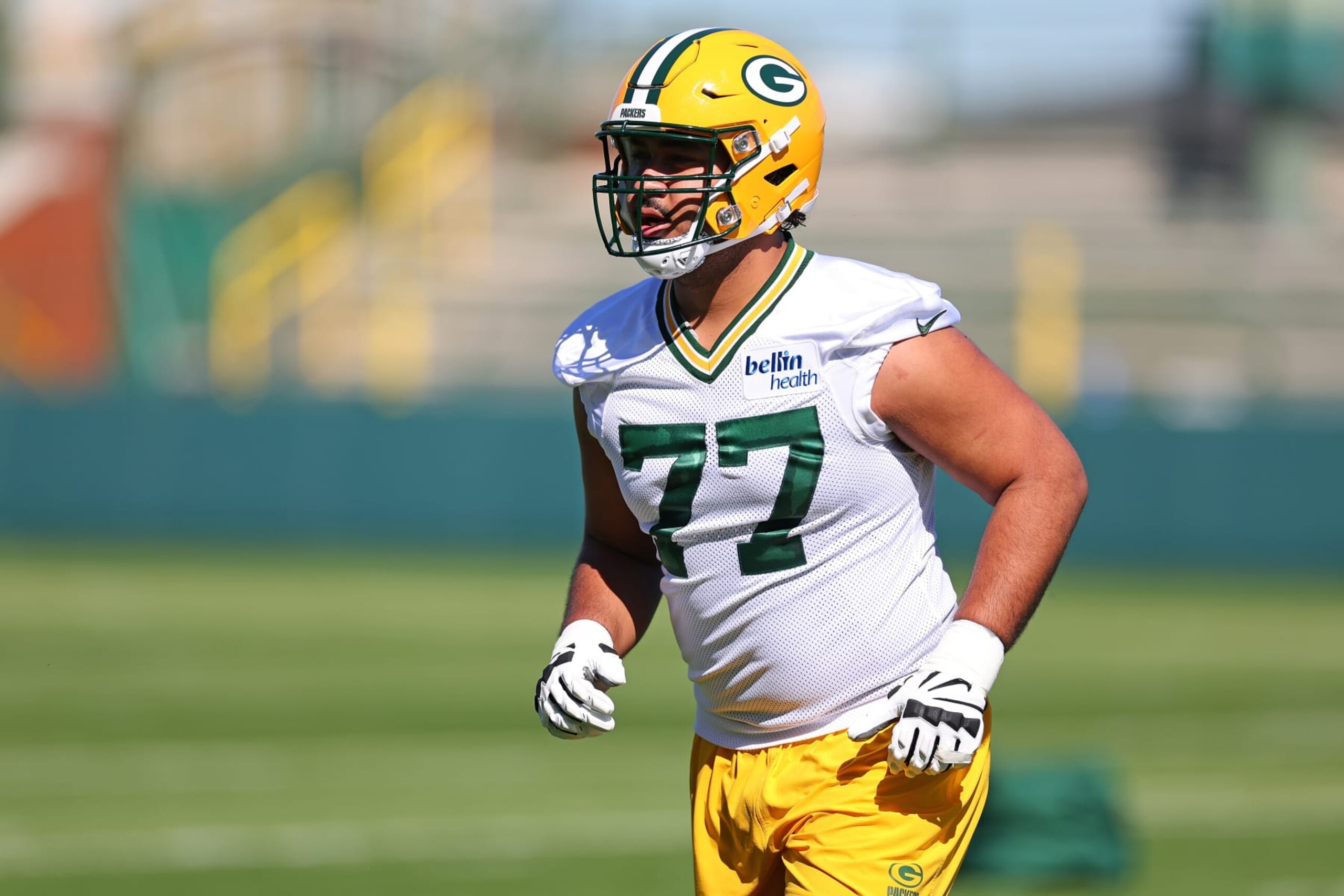 Packers offensive lineman Jordan Morgan
