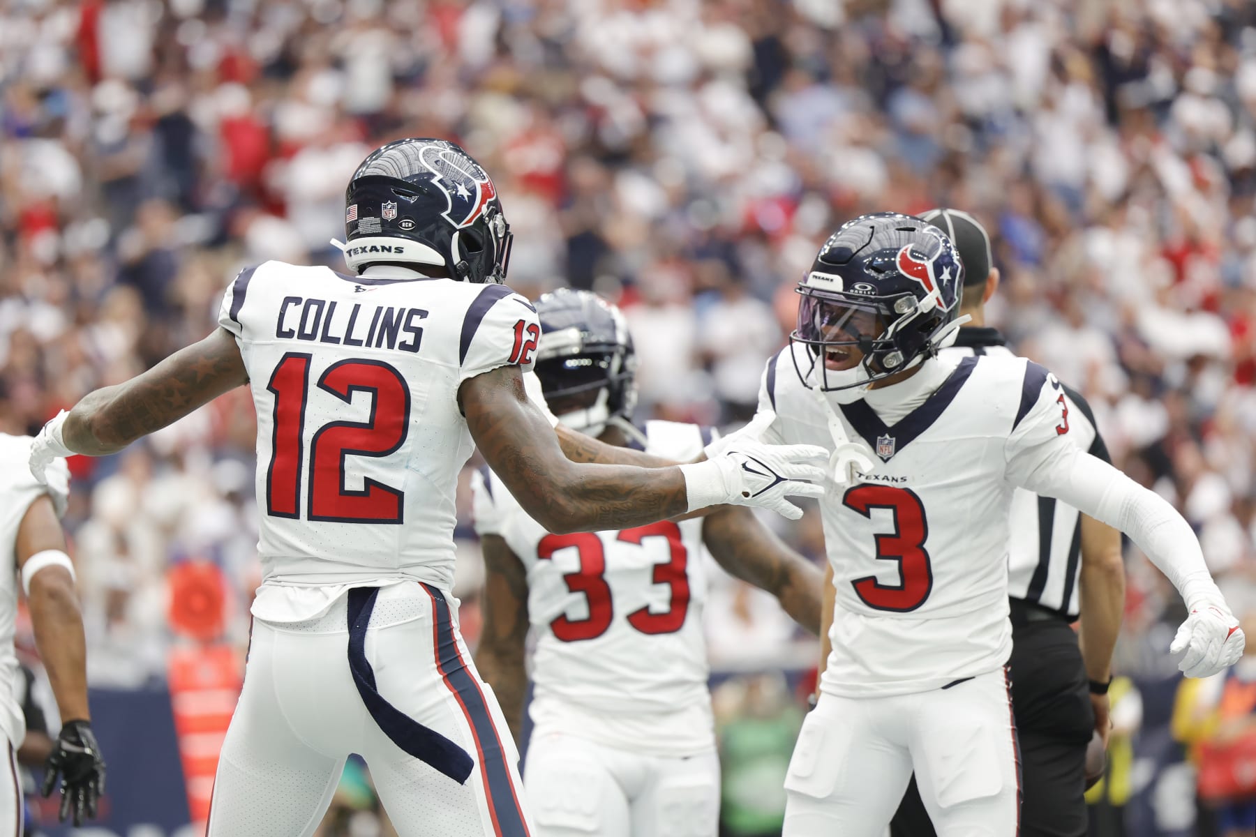 Nico Collins and Tank Dell