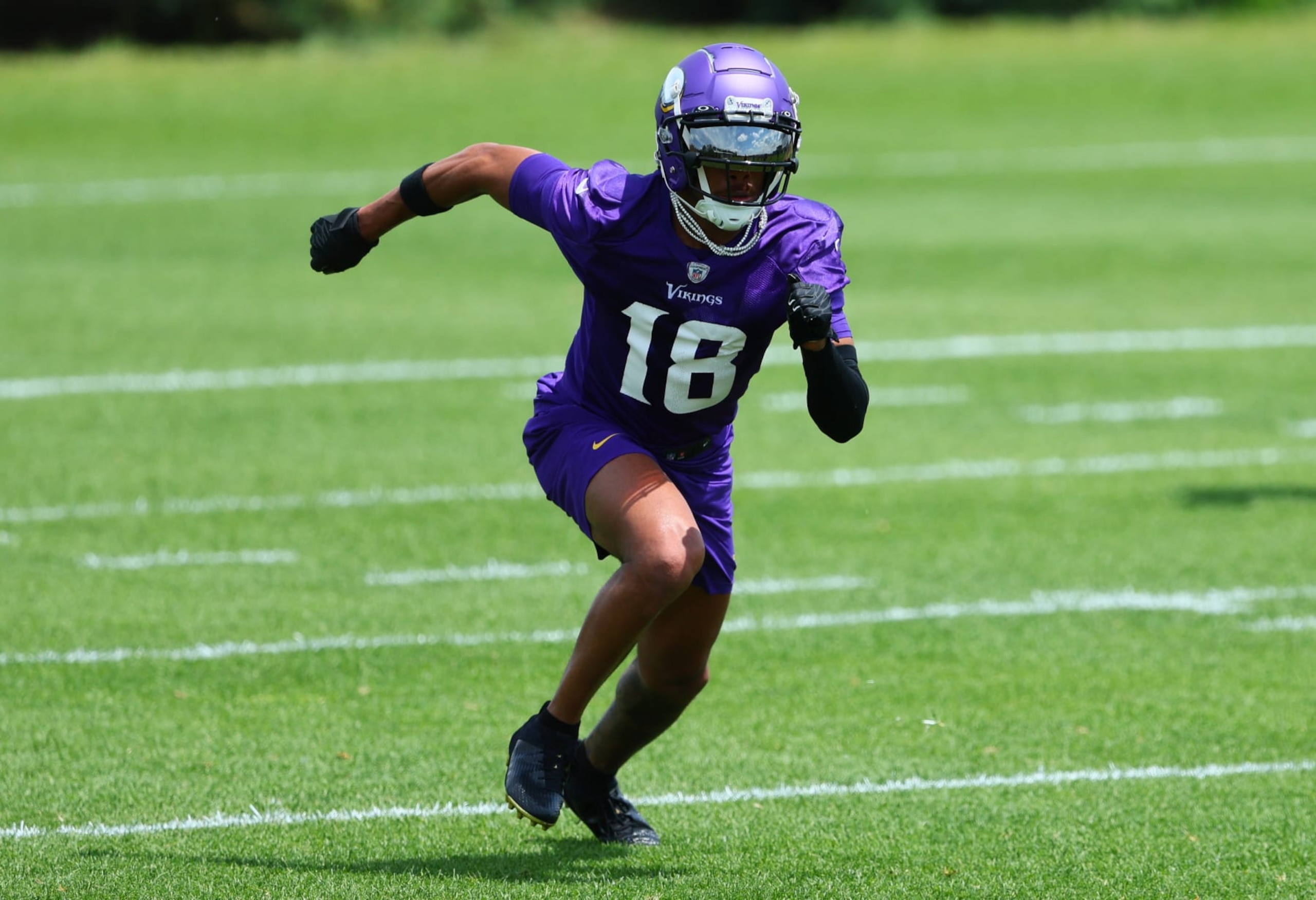Minnesota Vikings receiver Justin Jefferson
