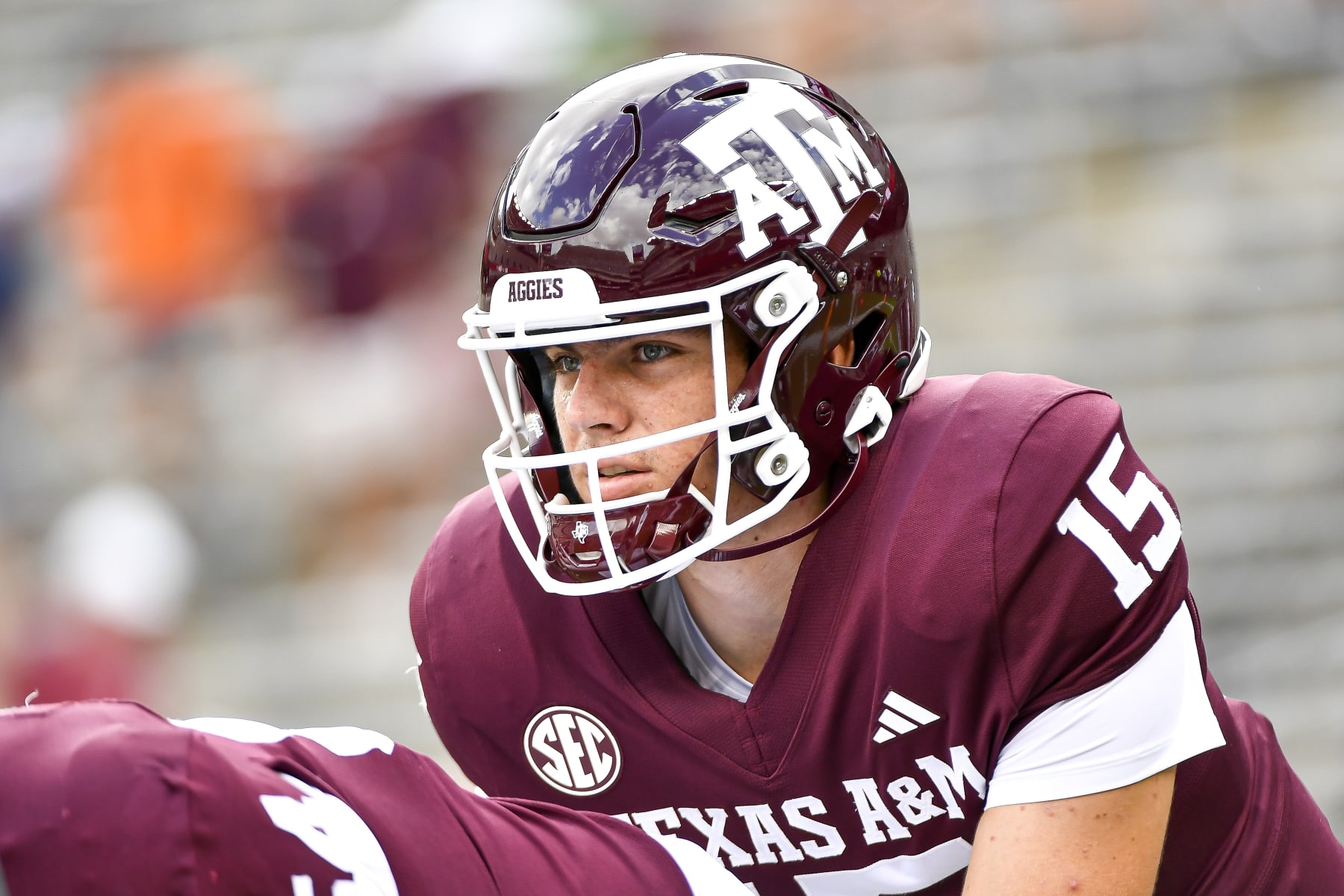 Texas A&M quarterback Conner Weigman.