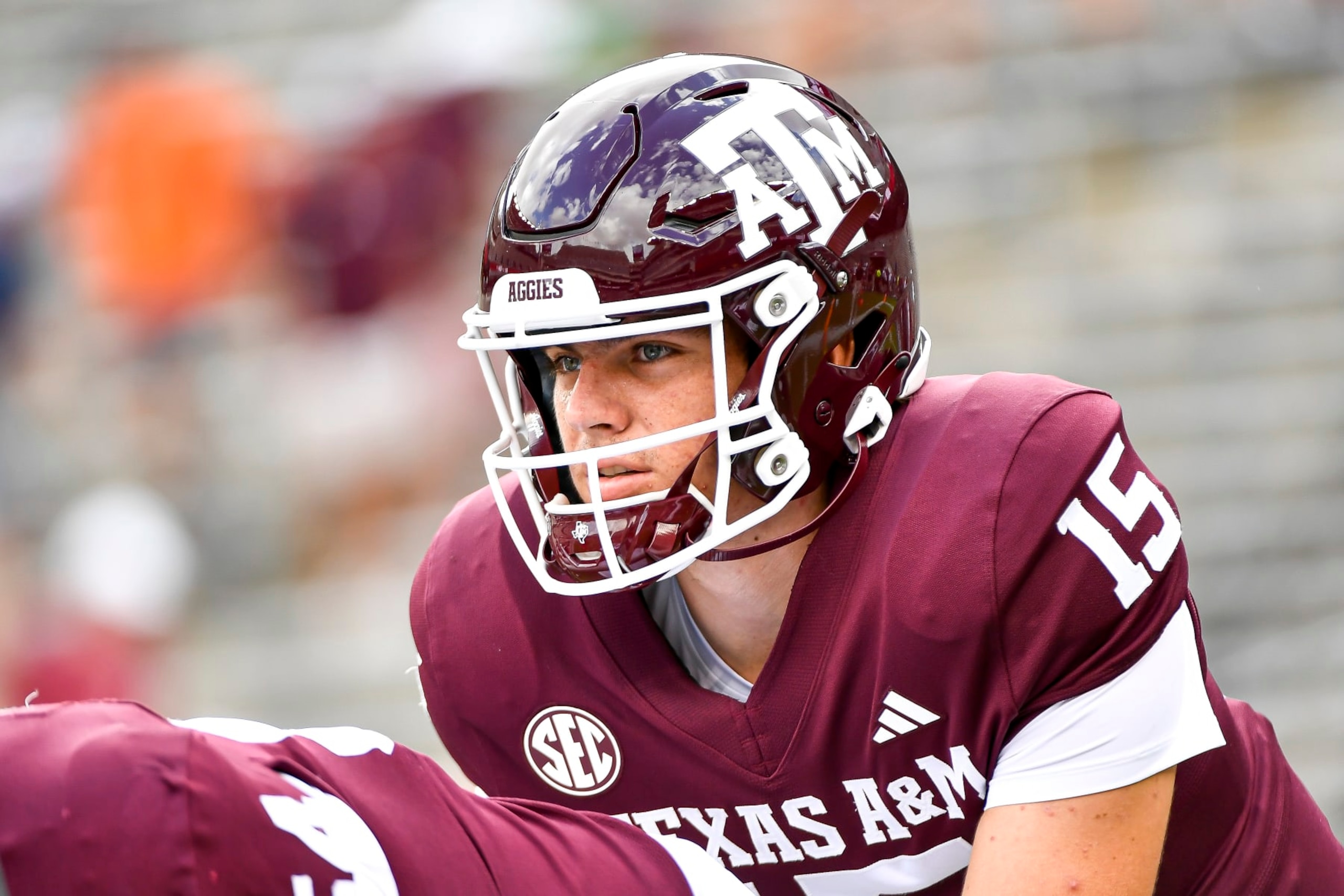 Texas A&M quarterback Conner Weigman.