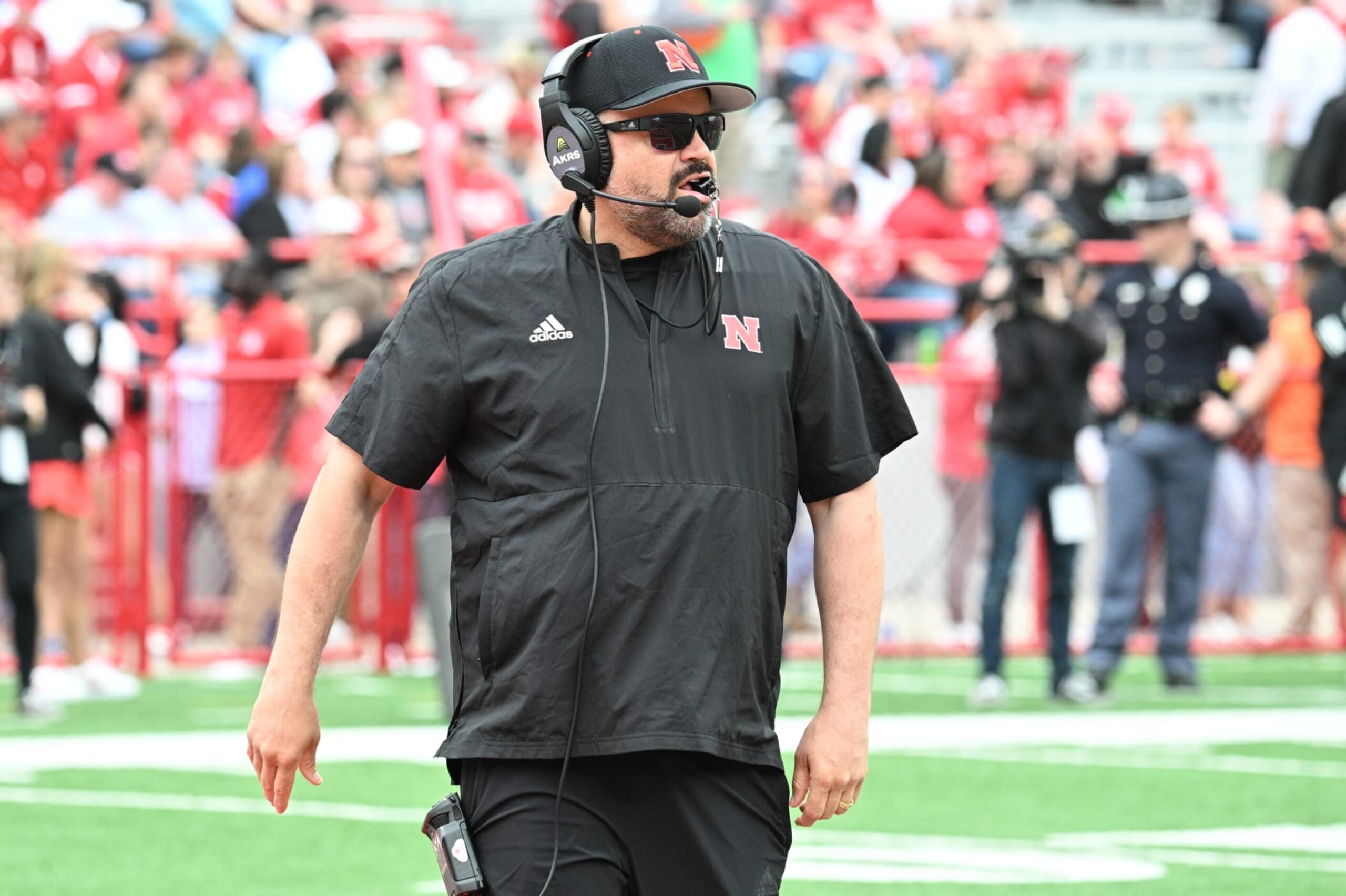 Nebraska head coach Matt Rhule.