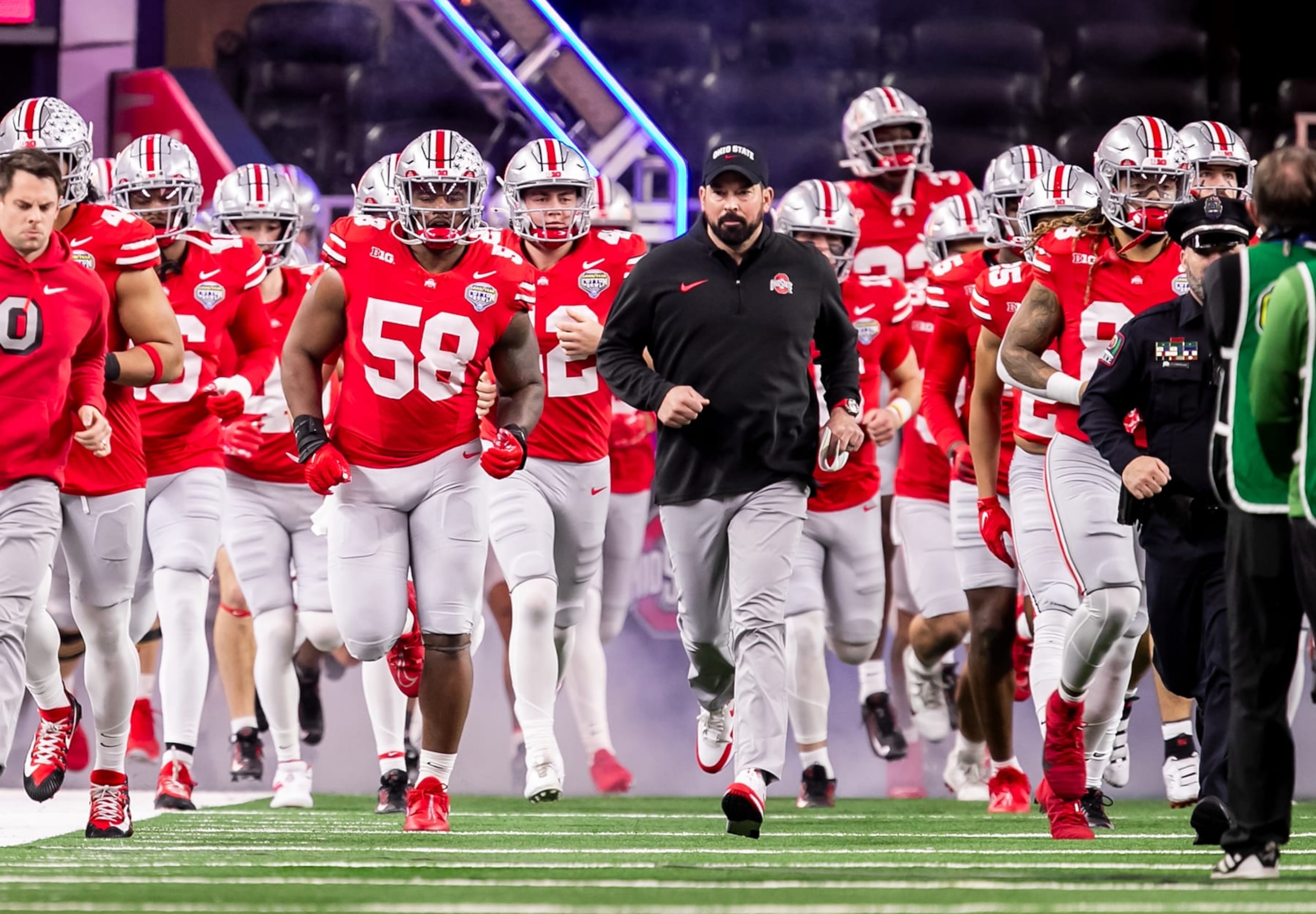 Head coach Ryan Day and his Ohio State team.