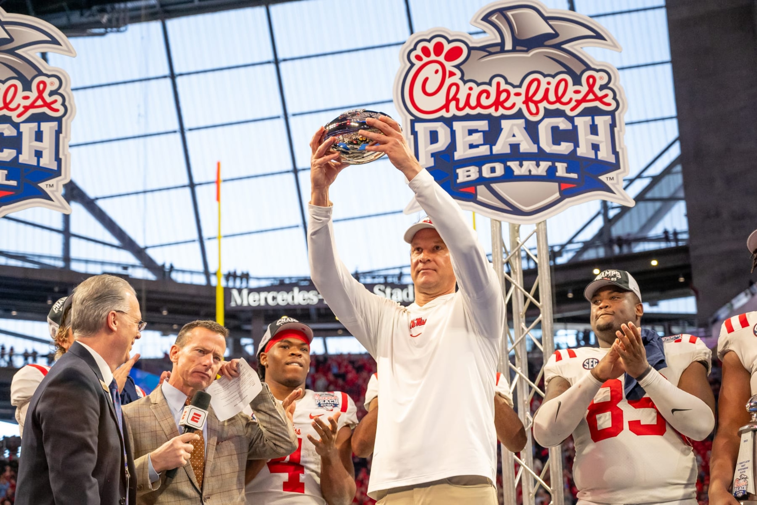 Ole Miss head coach Lane Kiffin.