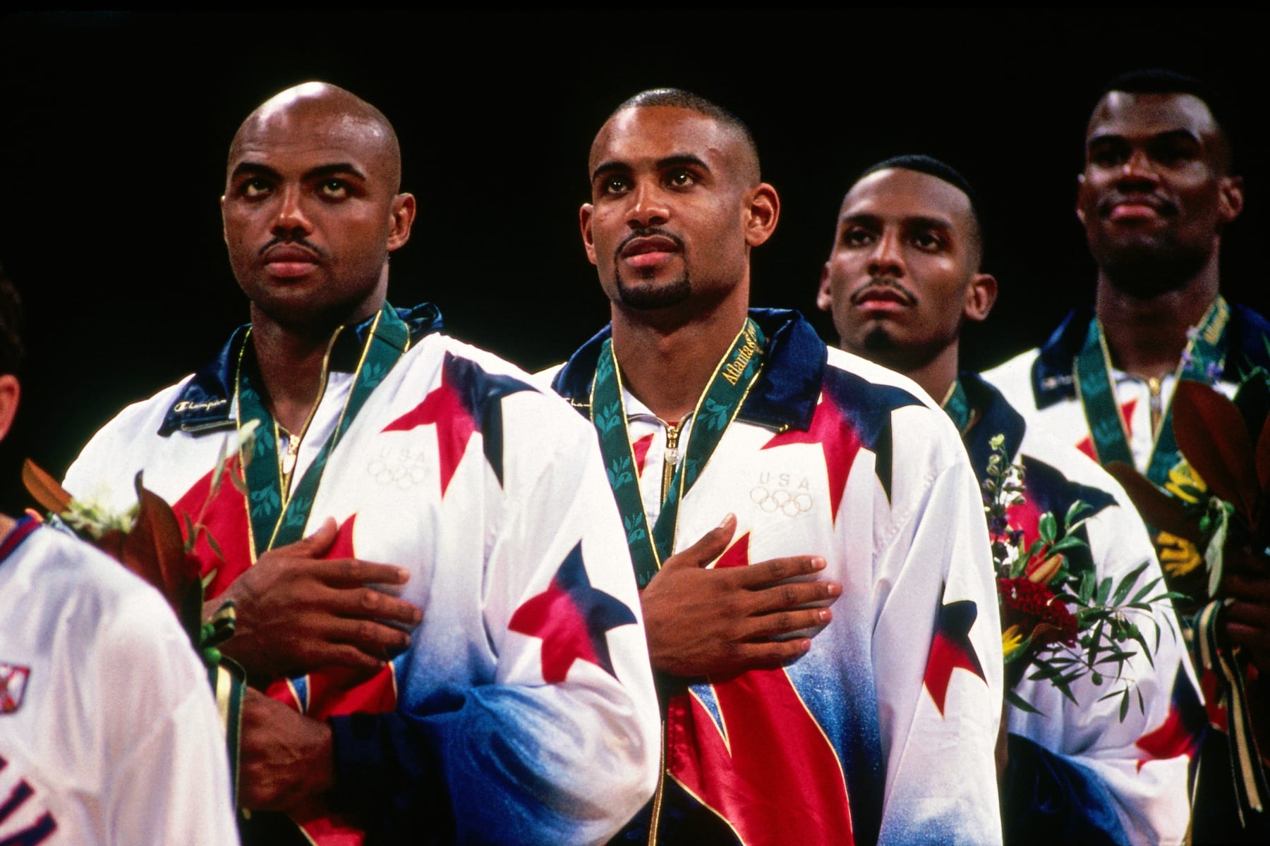 Charles Barkley, Grant Hill, Anfernee Hardaway and David Robinson
