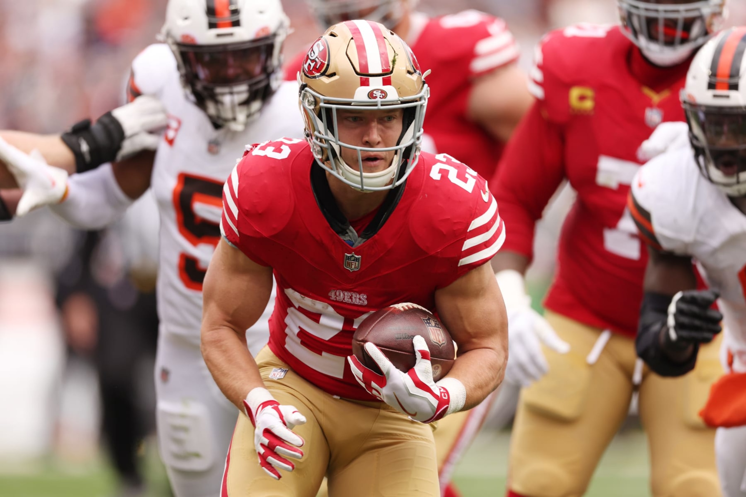 49ers RB Christian McCaffrey