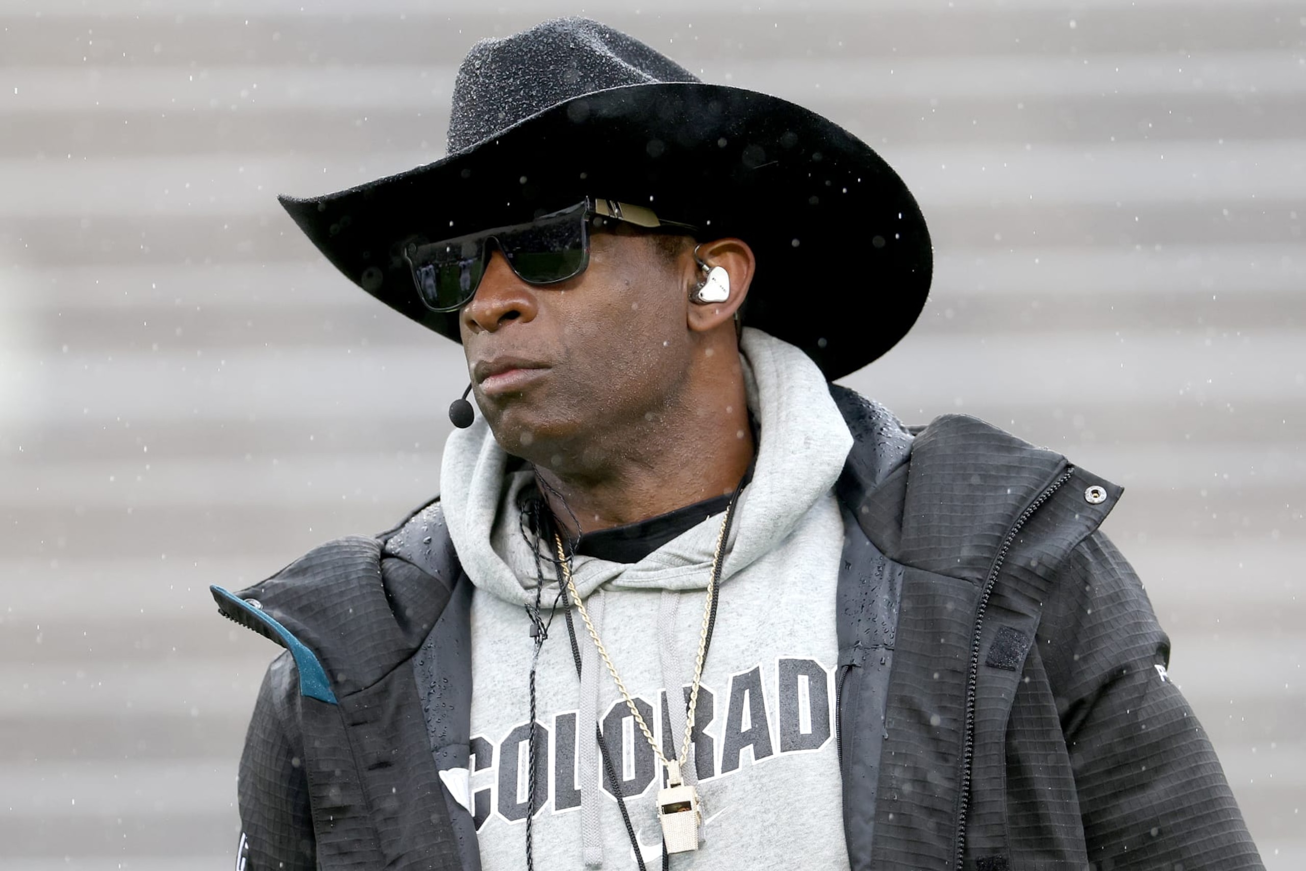Head coach Deion Sanders of the Colorado Buffaloes.