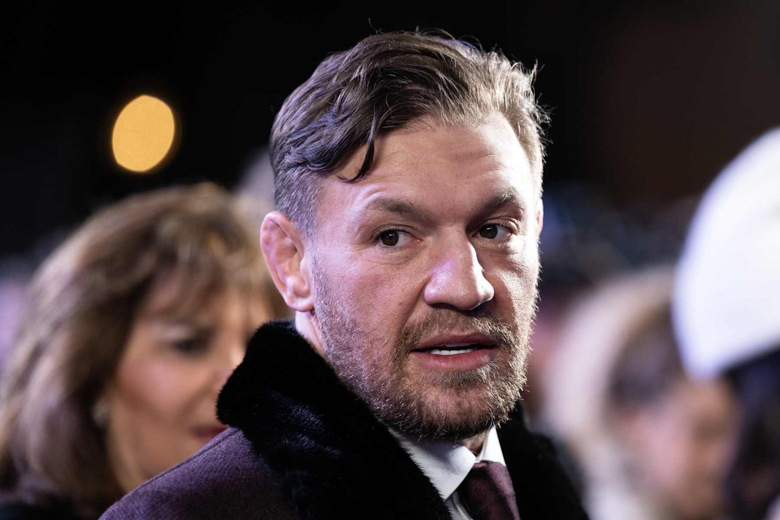LONDON, ENGLAND - MARCH 14: Conor McGregor attends the UK special screening of "Road House" at The Curzon Mayfair on March 14, 2024 in London, England. (Photo by Jeff Spicer/WireImage)