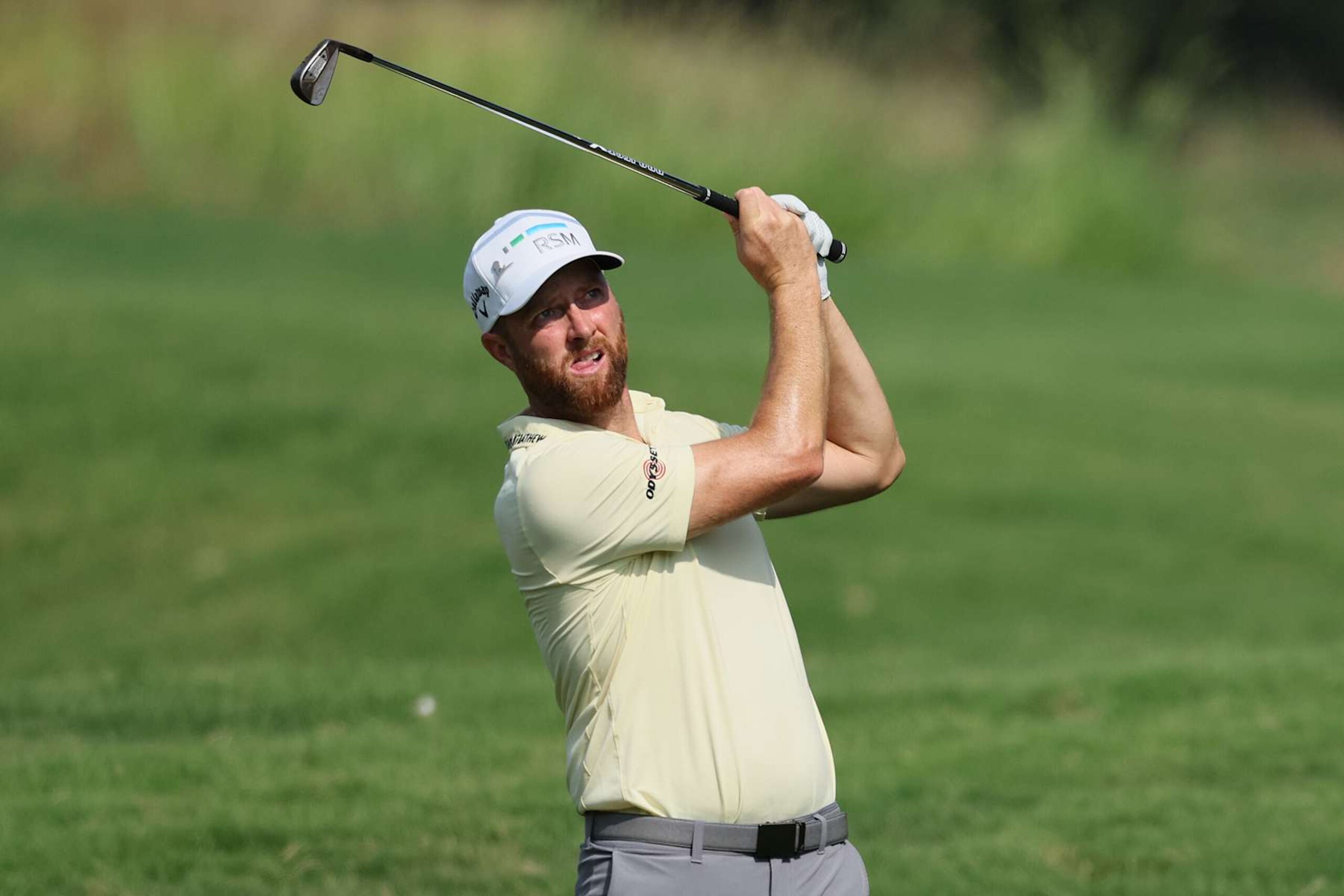 MEMPHIS, TENNESSEE - AUGUST 15: Chris Kirk of the United States plays a shot on the seventh hole during the first round of the FedEx St. Jude Championship at TPC Southwind on August 15, 2024 in Memphis, Tennessee. (Photo by Andy Lyons/Getty Images)