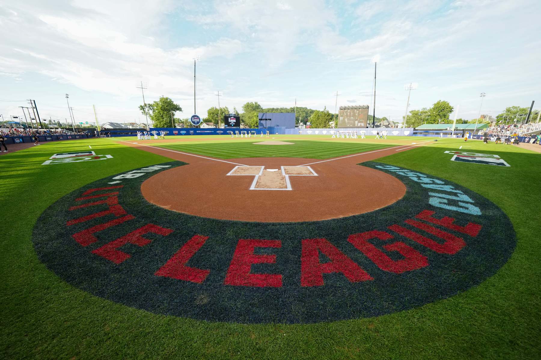 WILLIAMSPORT , PA - AUGUST 18:  A general view of the field prior to the 2024 Little League Classic game between the New York Yankees and the Detroit Tigers at Journey Bank Ballpark at Historic Bowman Field on Sunday, August 18, 2024 in Williamsport , Pennsylvania. (Photo by Mary DeCicco/MLB Photos via Getty Images)