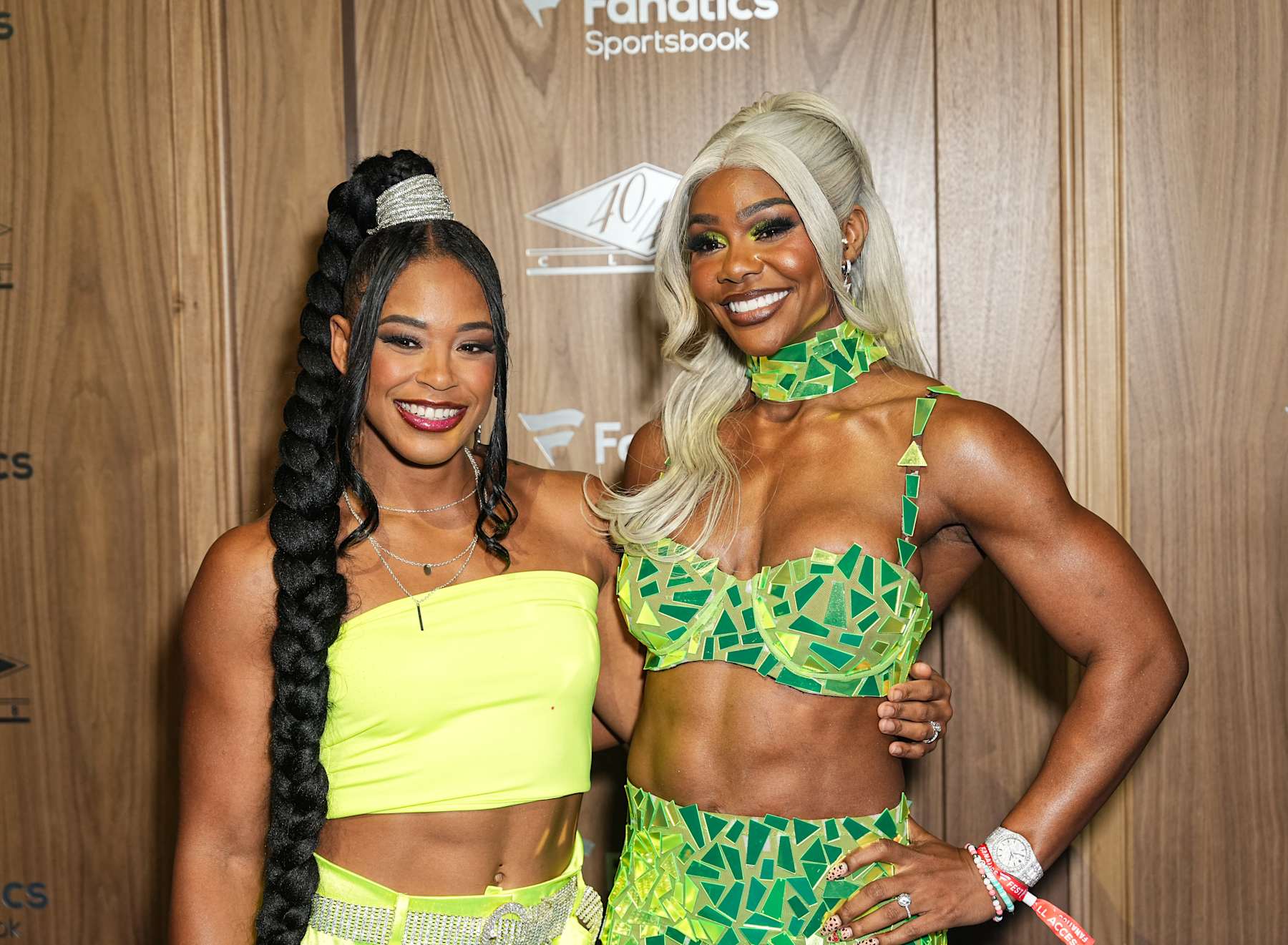 NEW YORK, NEW YORK - AUGUST 17: Bianca Belair and Jade Cargill attend Fanatics Fest NYC at Javits Center on August 17, 2024 in New York City. (Photo by John Nacion/Getty Images)