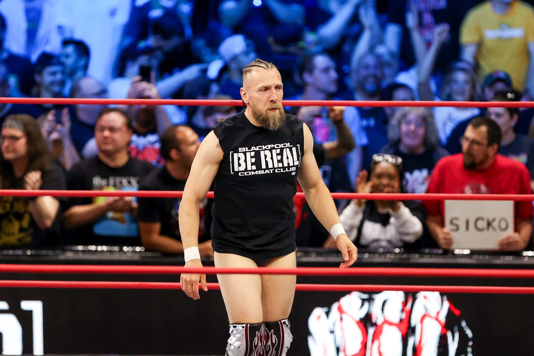 CLEVELAND, OH - JUNE15: Bryan Danielson in the ring during AEW Collision on June 15, at the Covelli Centre in Youngstown, OH. (Photo by Frank Jansky/Icon Sportswire via Getty Images)