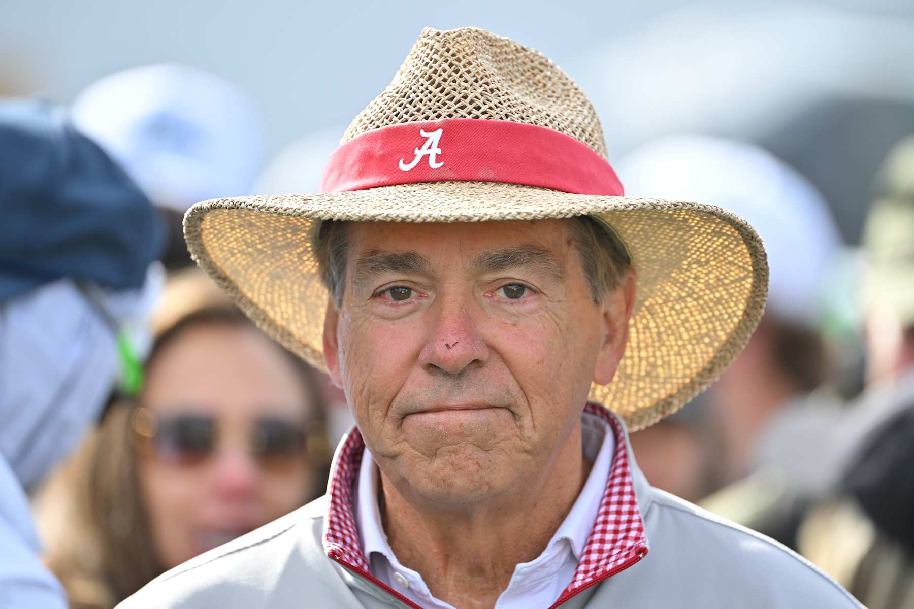 SCOTTSDALE, ARIZONA - FEBRUARY 07: Nick Saban is seen prior to WM Phoenix Open at TPC Scottsdale (Stadium Course) on February 7, 2024 in Scottsdale, Arizona. (Photo by Ben Jared/PGA TOUR via Getty)