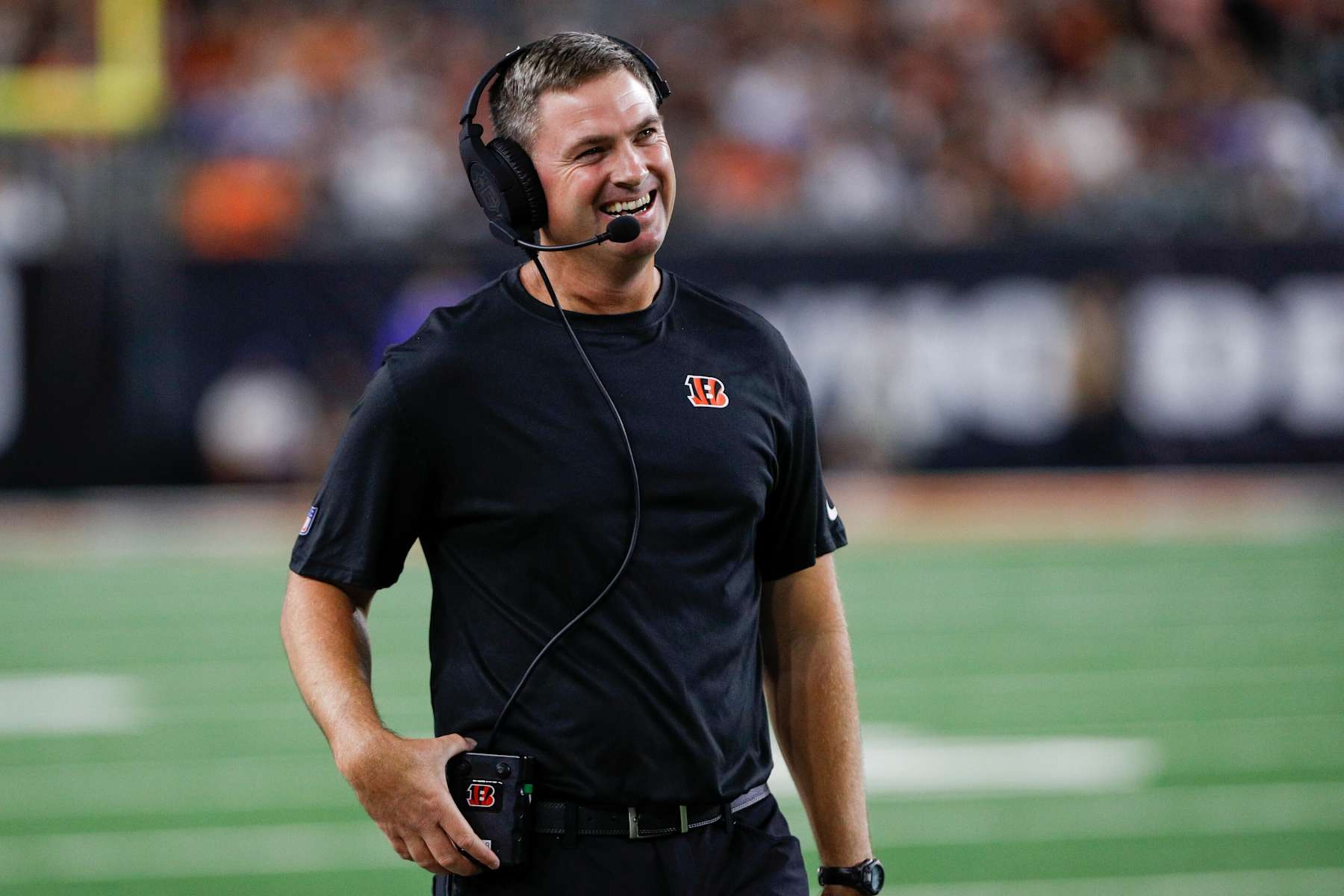 Bengals head coach Zac Taylor Bengals head coach Zac Taylor