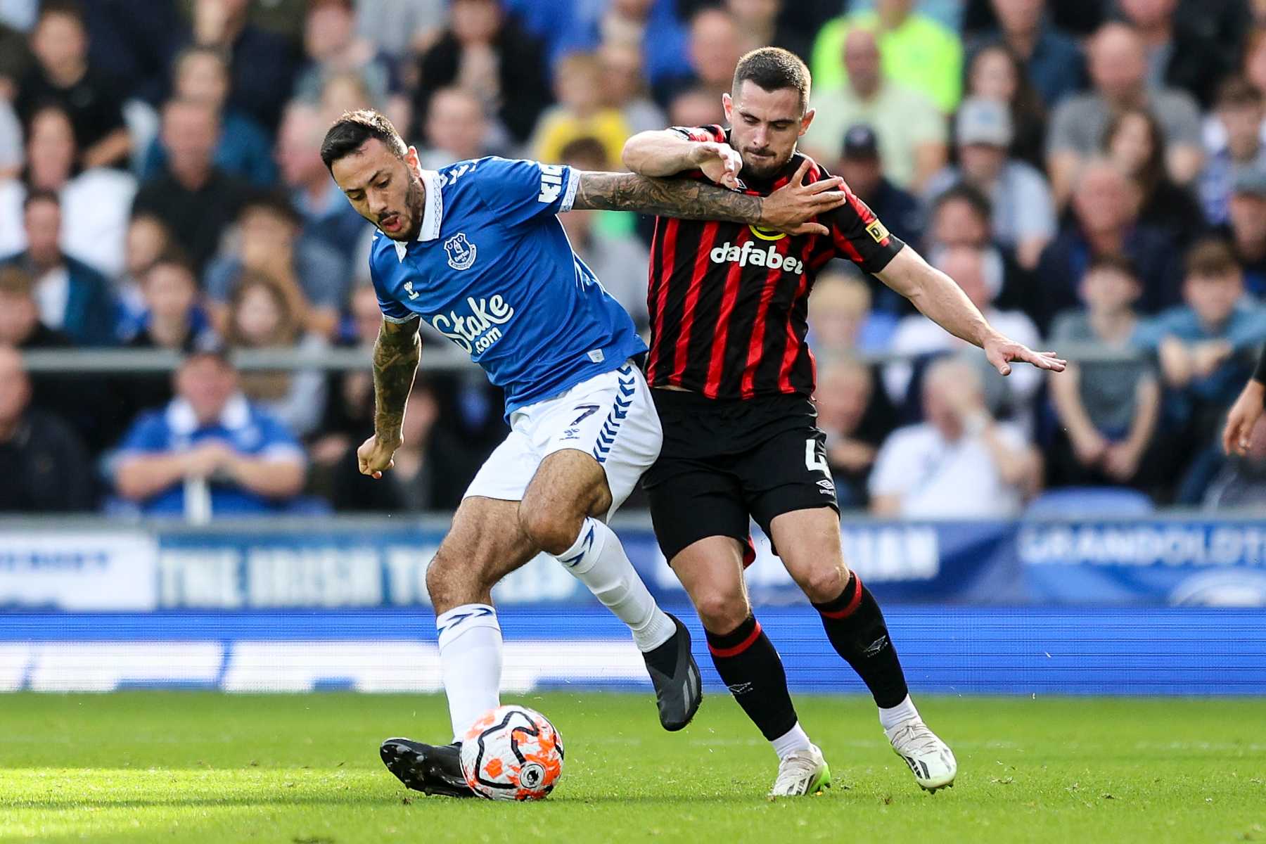 Dwight McNeil and Lewis Cook.