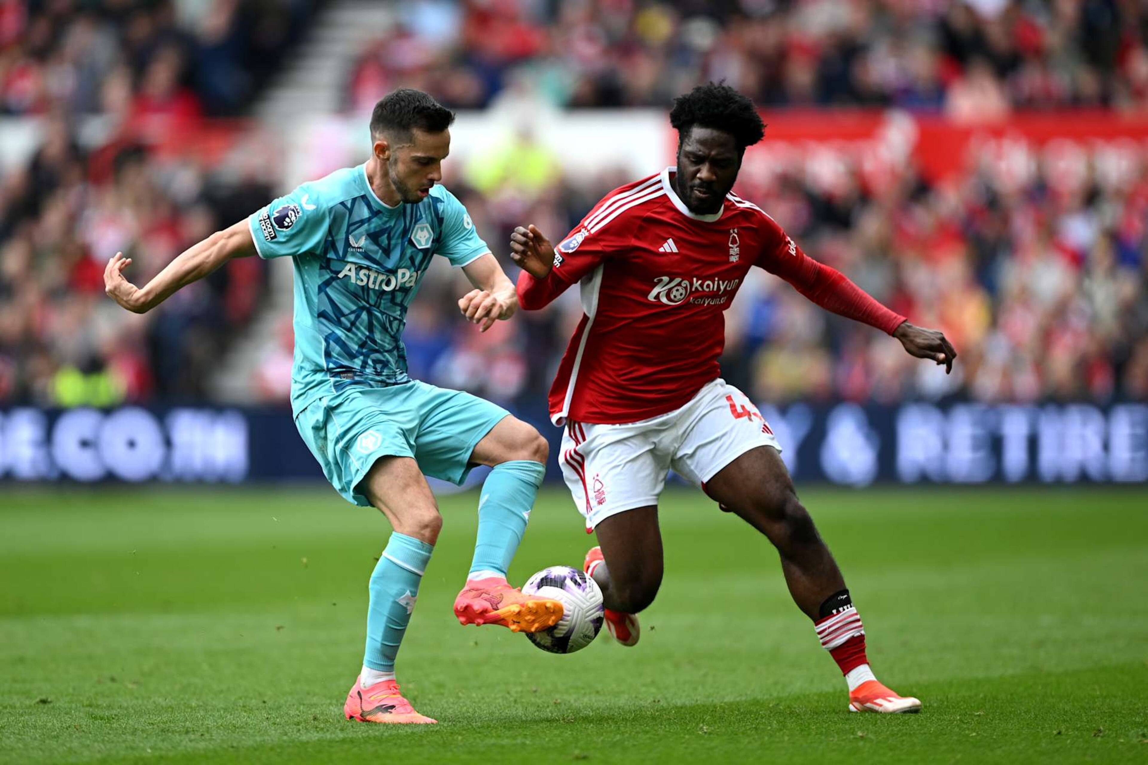 Pablo Sarabia and Ola Aina. Pablo Sarabia and Ola Aina.