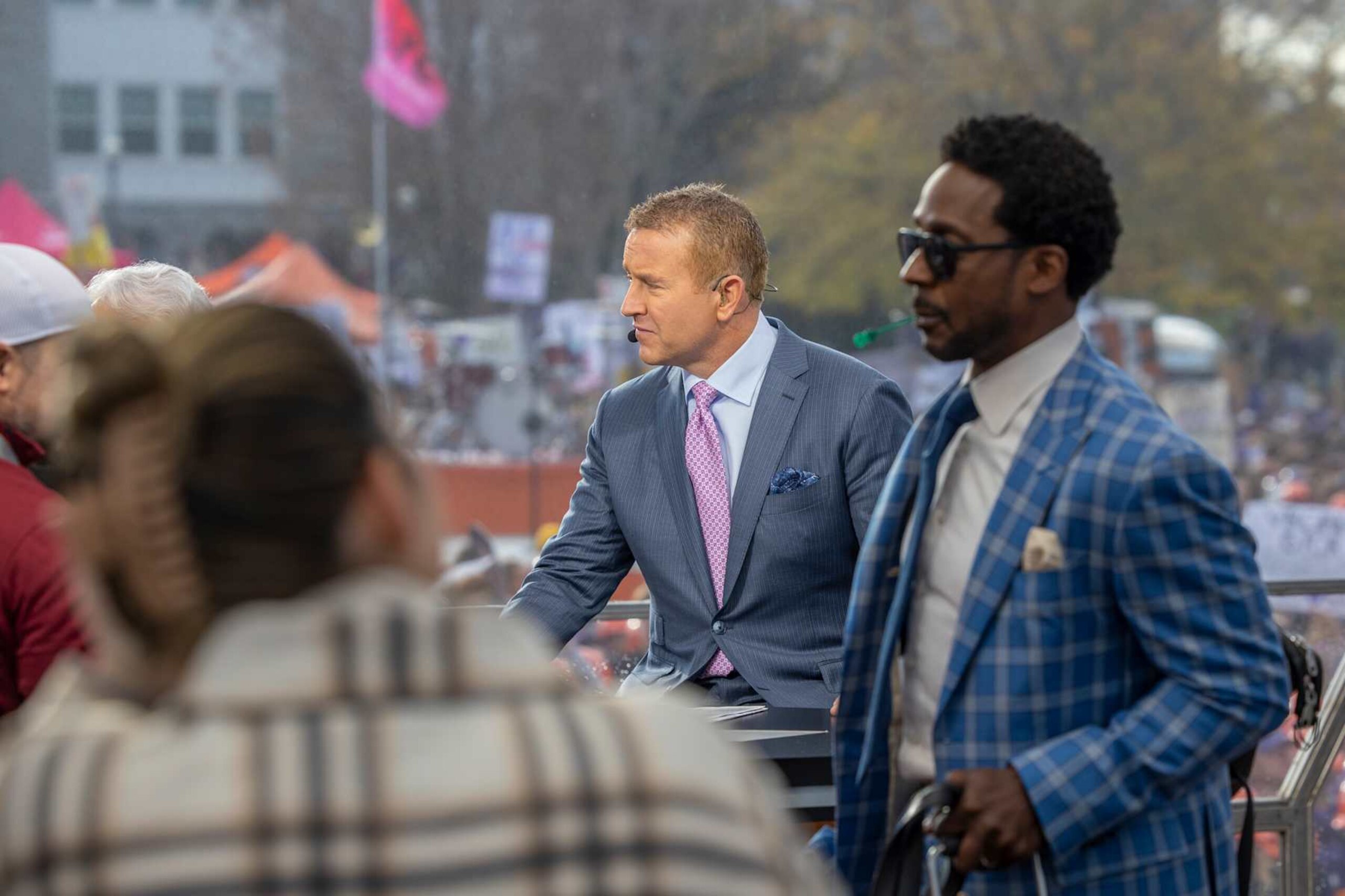 Kirk Herbstreit and Desmond Howard Kirk Herbstreit and Desmond Howard