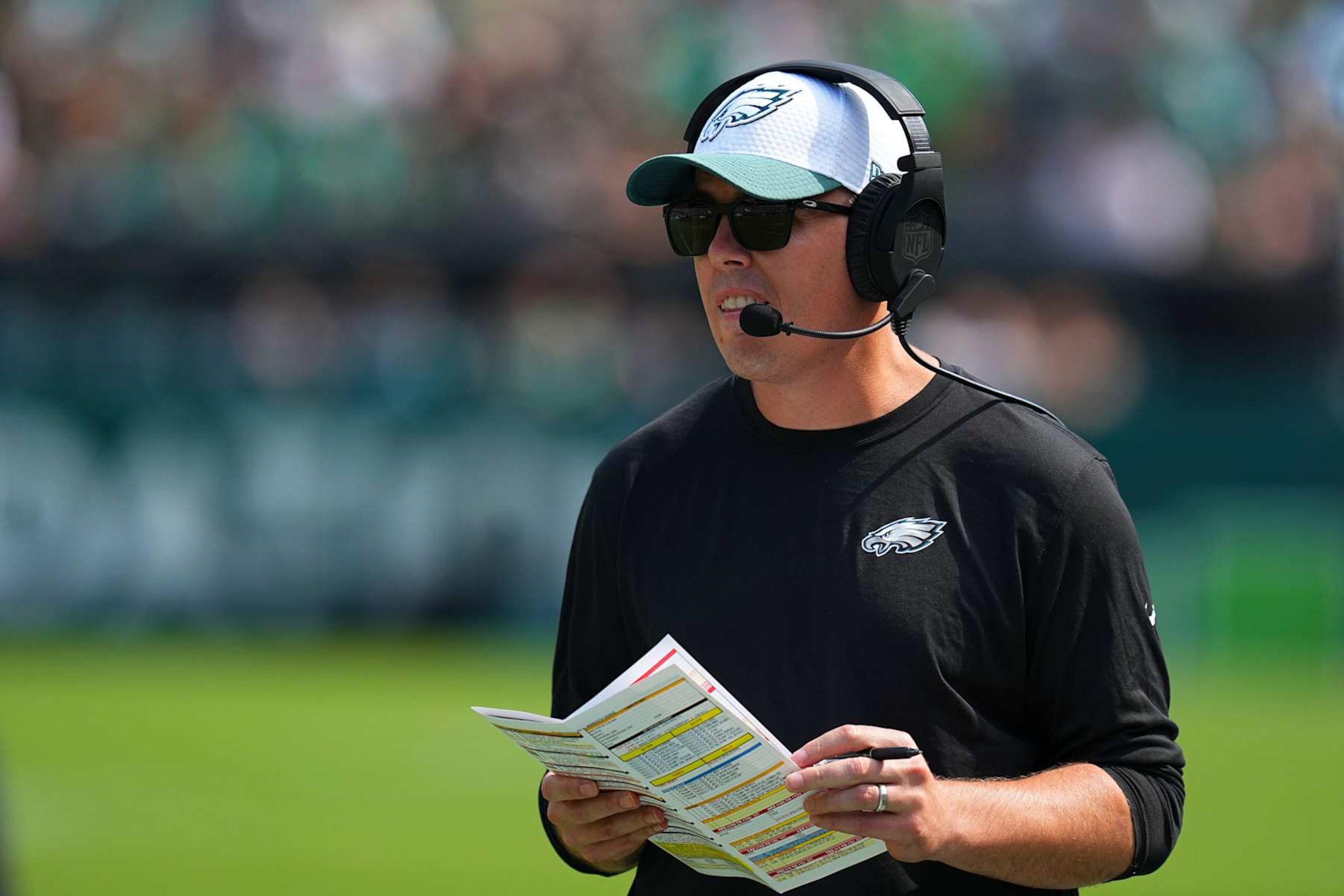 Eagles offensive coordinator Kellen Moore