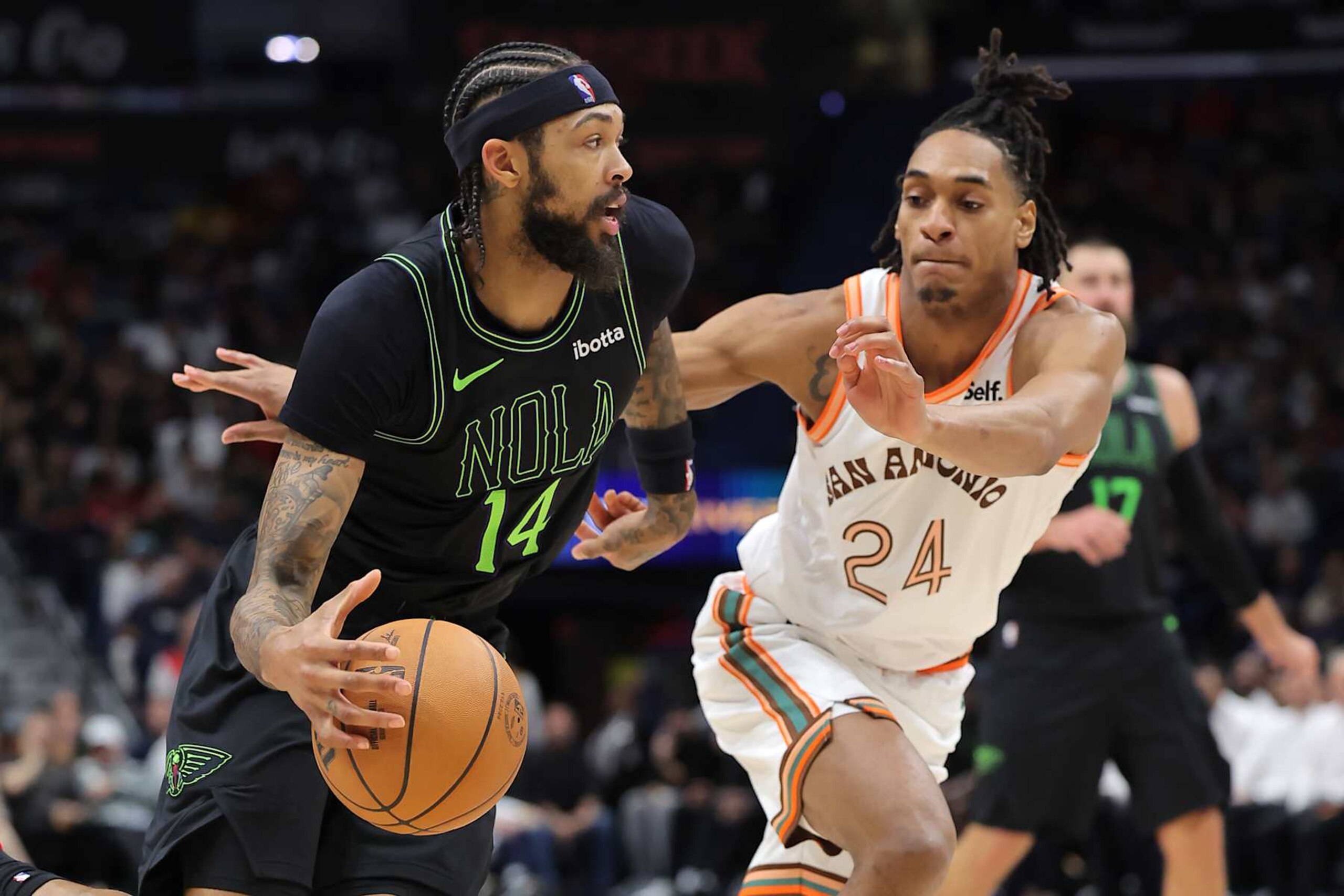 Brandon Ingram and Devin Vassell Brandon Ingram and Devin Vassell