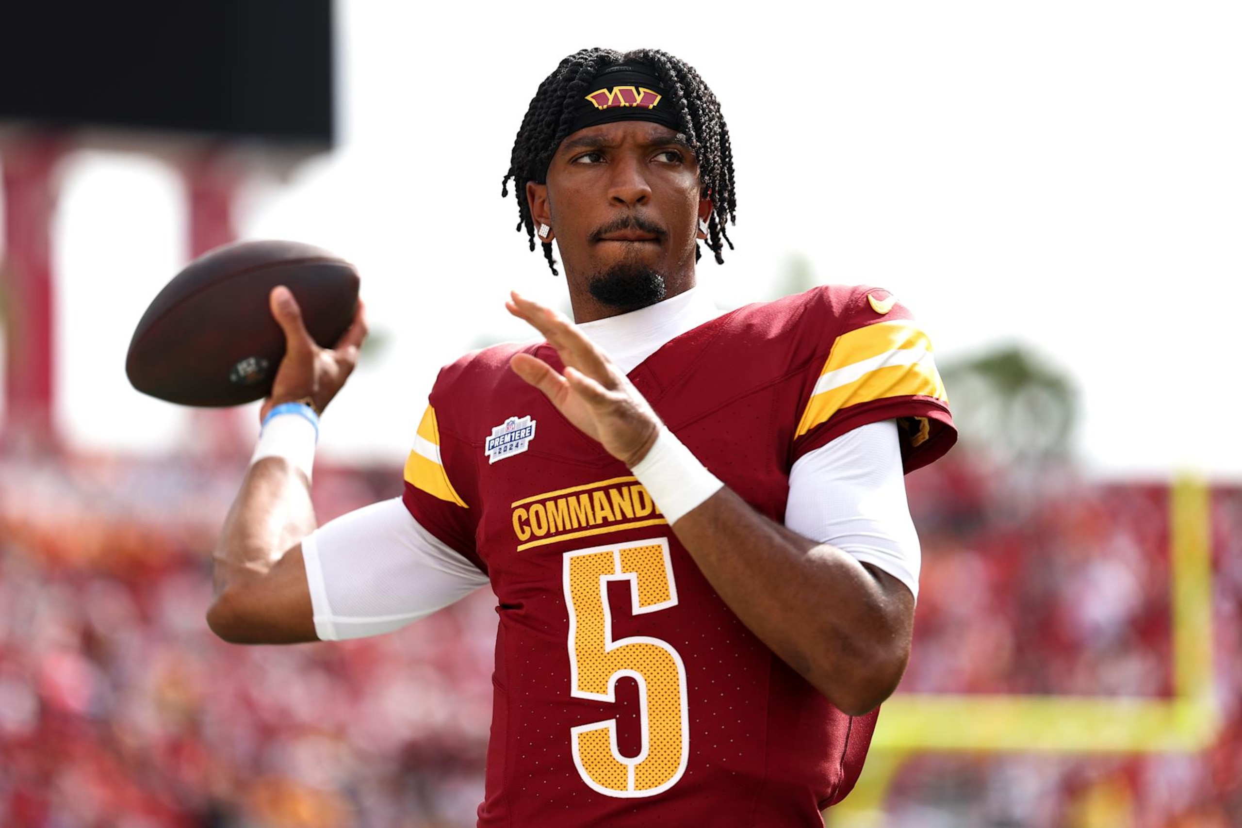 Commanders QB Jayden Daniels