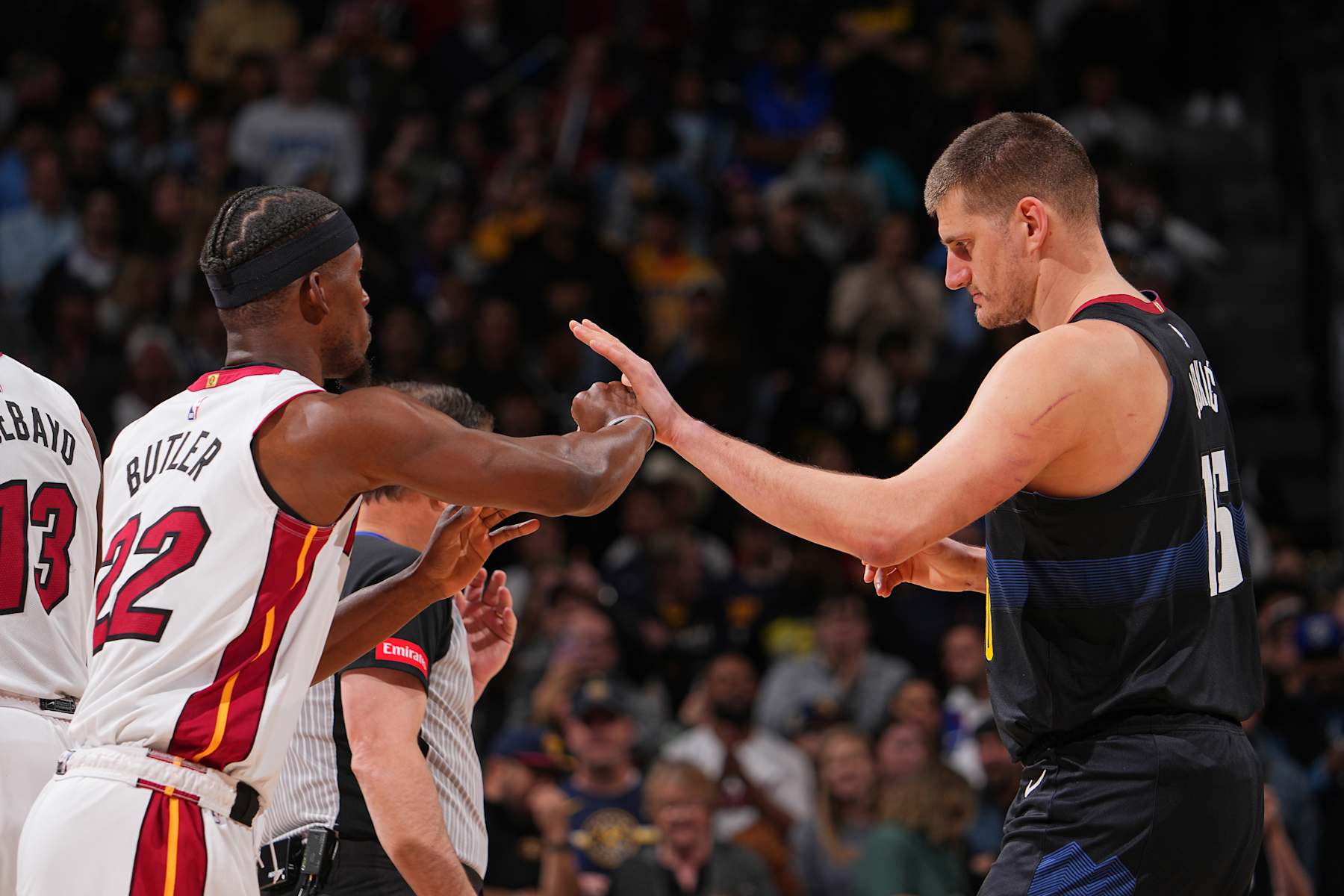 Jimmy Butler and Nikola JokiÄ