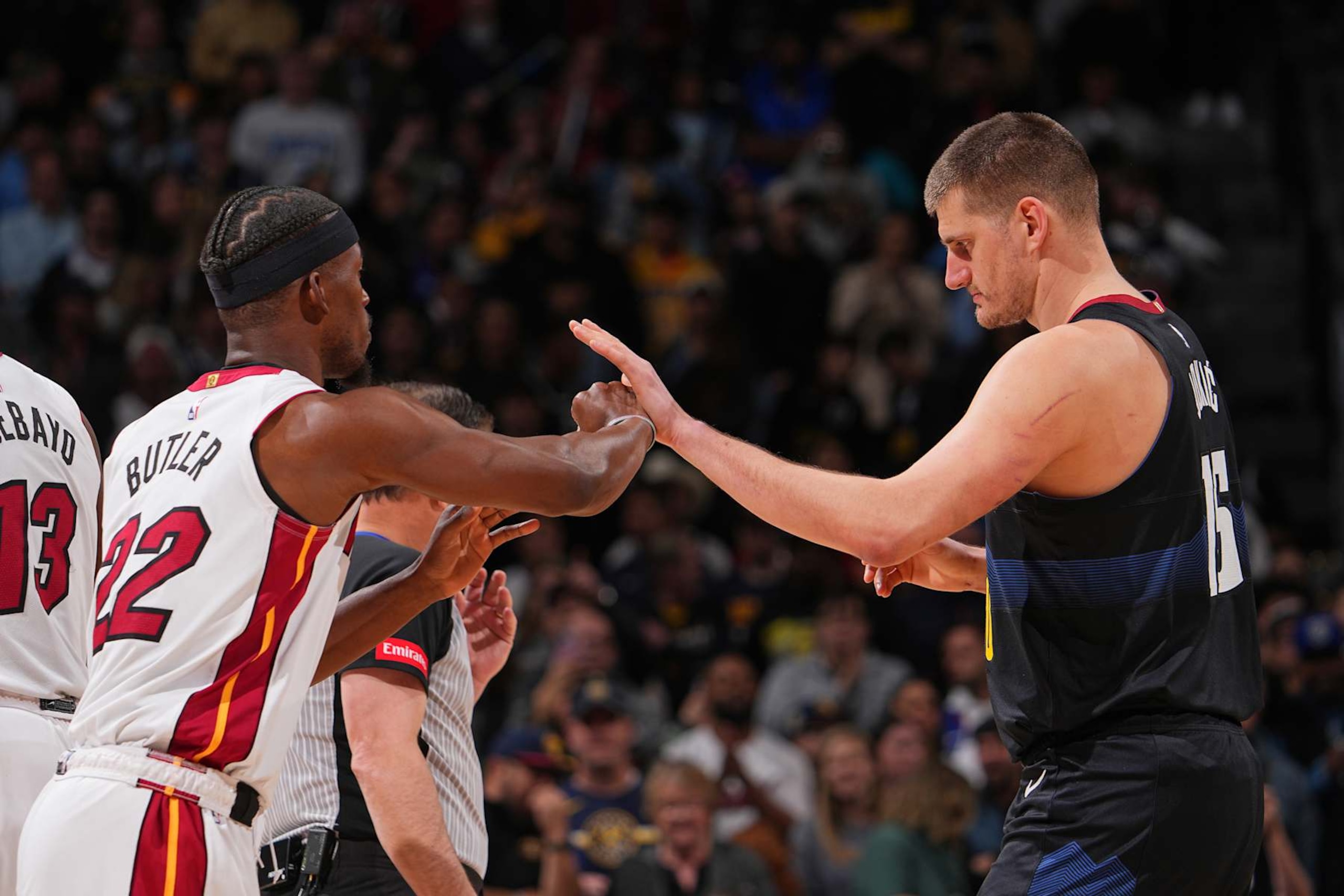 Jimmy Butler and Nikola JokiÄ