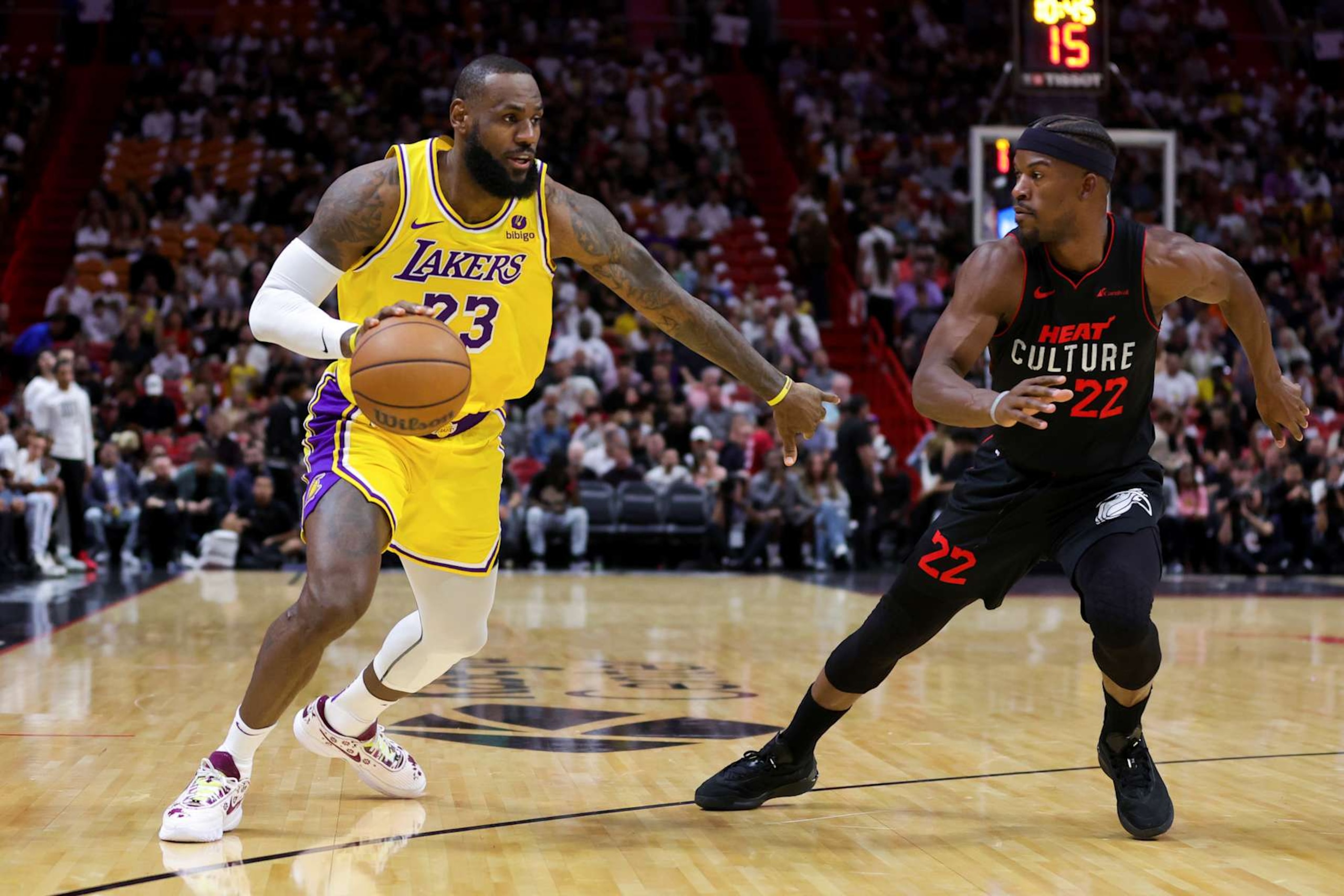 LeBron James and Jimmy Butler