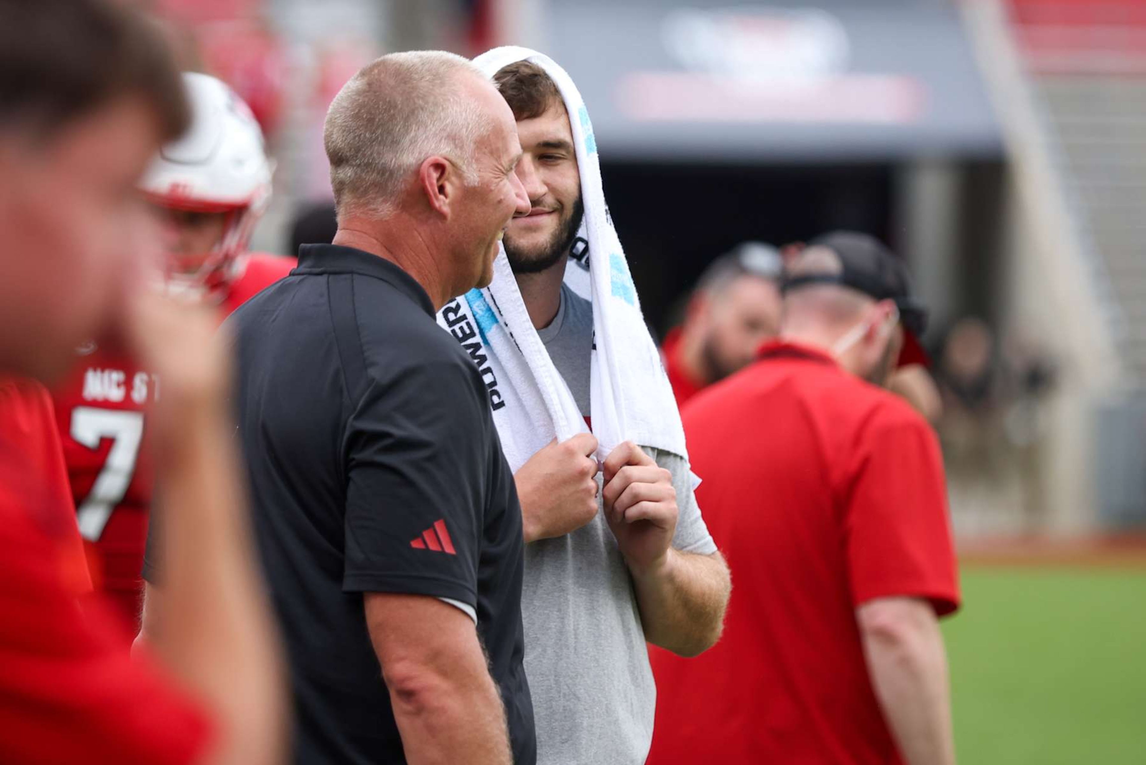 Dave Doeren and Grayson McCall Dave Doeren and Grayson McCall