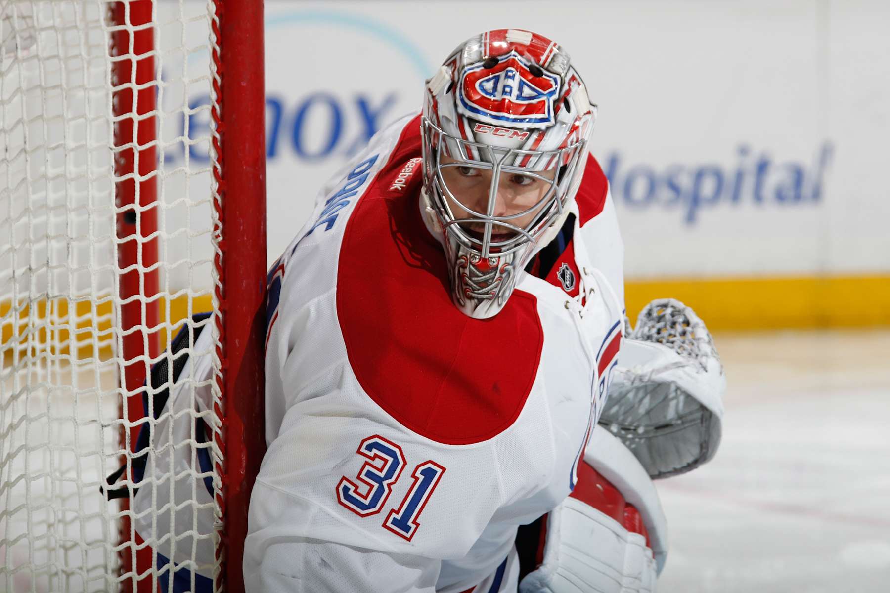 NEW YORK, NY - NOVEMBER 25: Carey Price #31 of the Montreal Canadiens tends the net against the New York Rangers at Madison Square Garden on November 25, 2015 in New York City. The Montreal Canadiens won 5-1. (Photo by Jared Silber/NHLI via Getty Images)