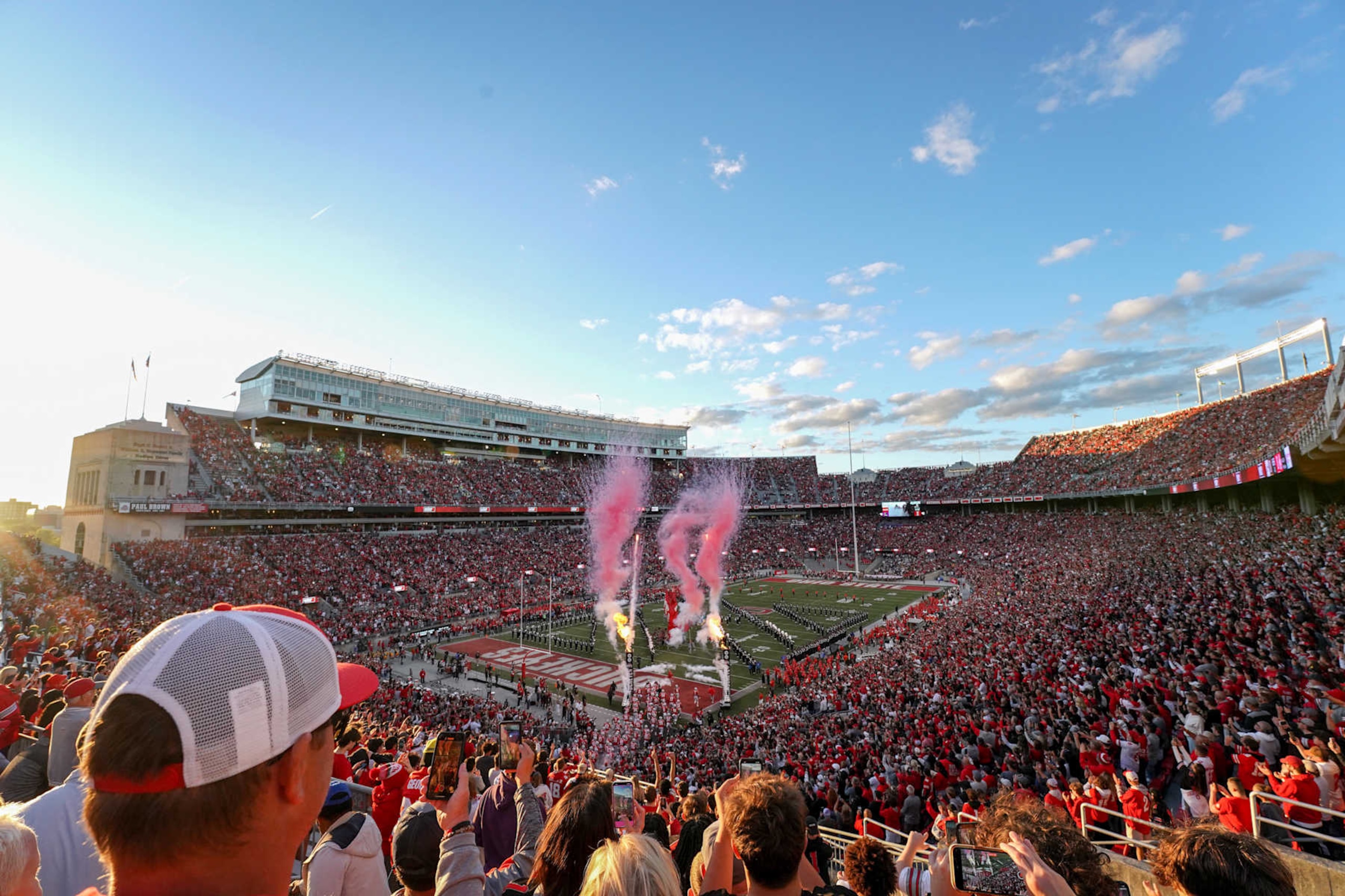 COLUMBUS, OHIO - SEPTEMBER 07: General view of Ohio Stadium before the kick off of the game between the Ohio State Buckeyes and the Western Michigan Broncos at Ohio Stadium on September 07, 2024 in Columbus, Ohio. (Photo by Jason Mowry/Getty Images)