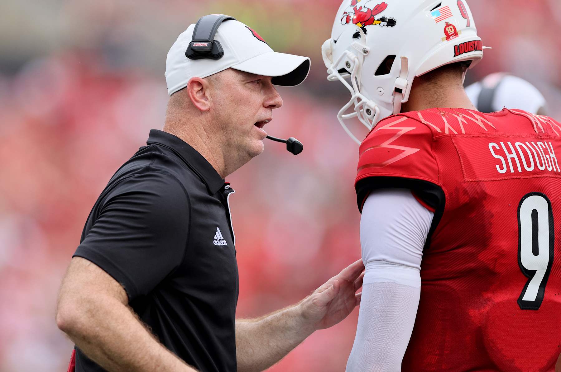 Louisville head coach Jeff Brohm 
