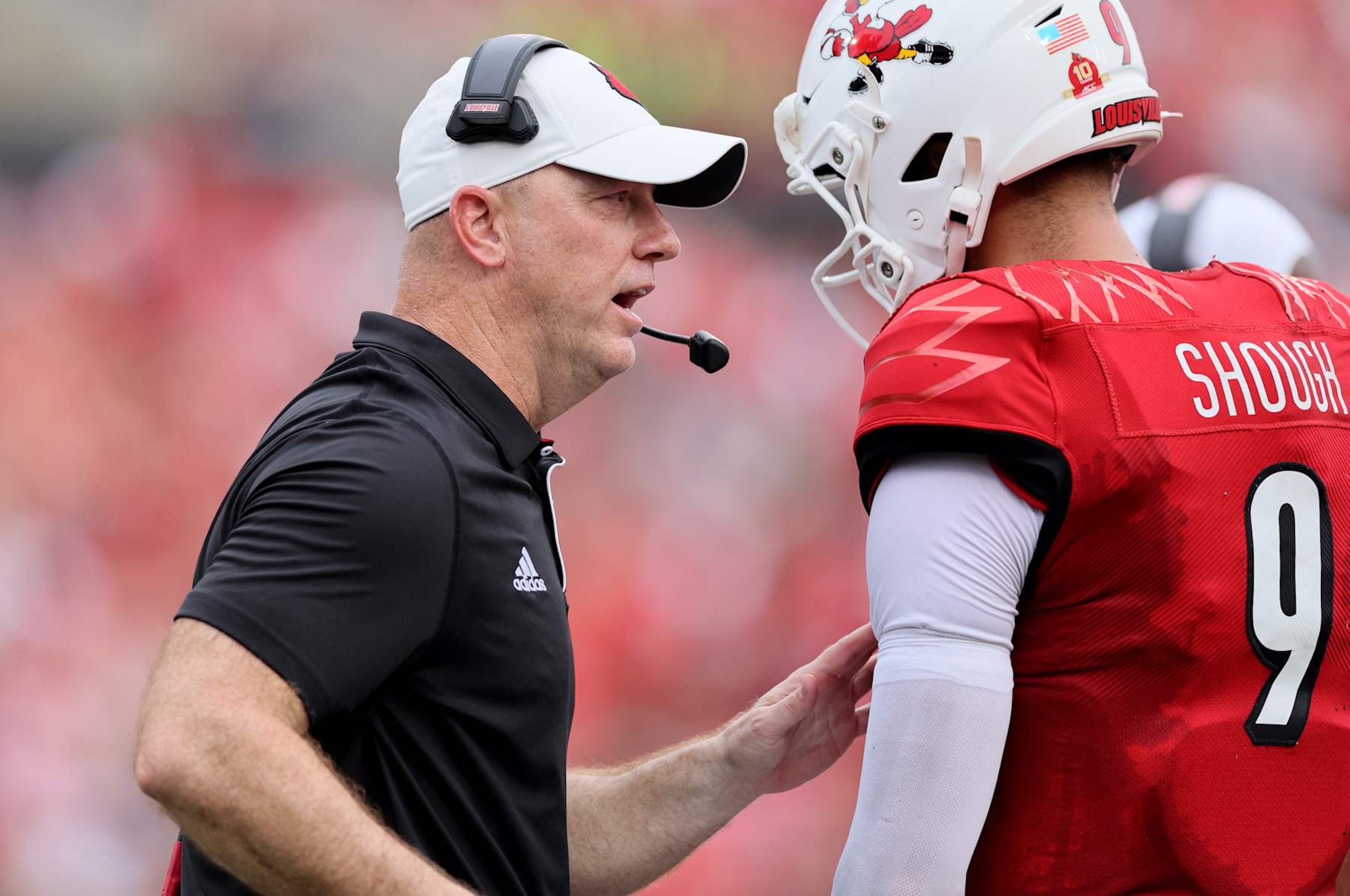 Louisville head coach Jeff Brohm 