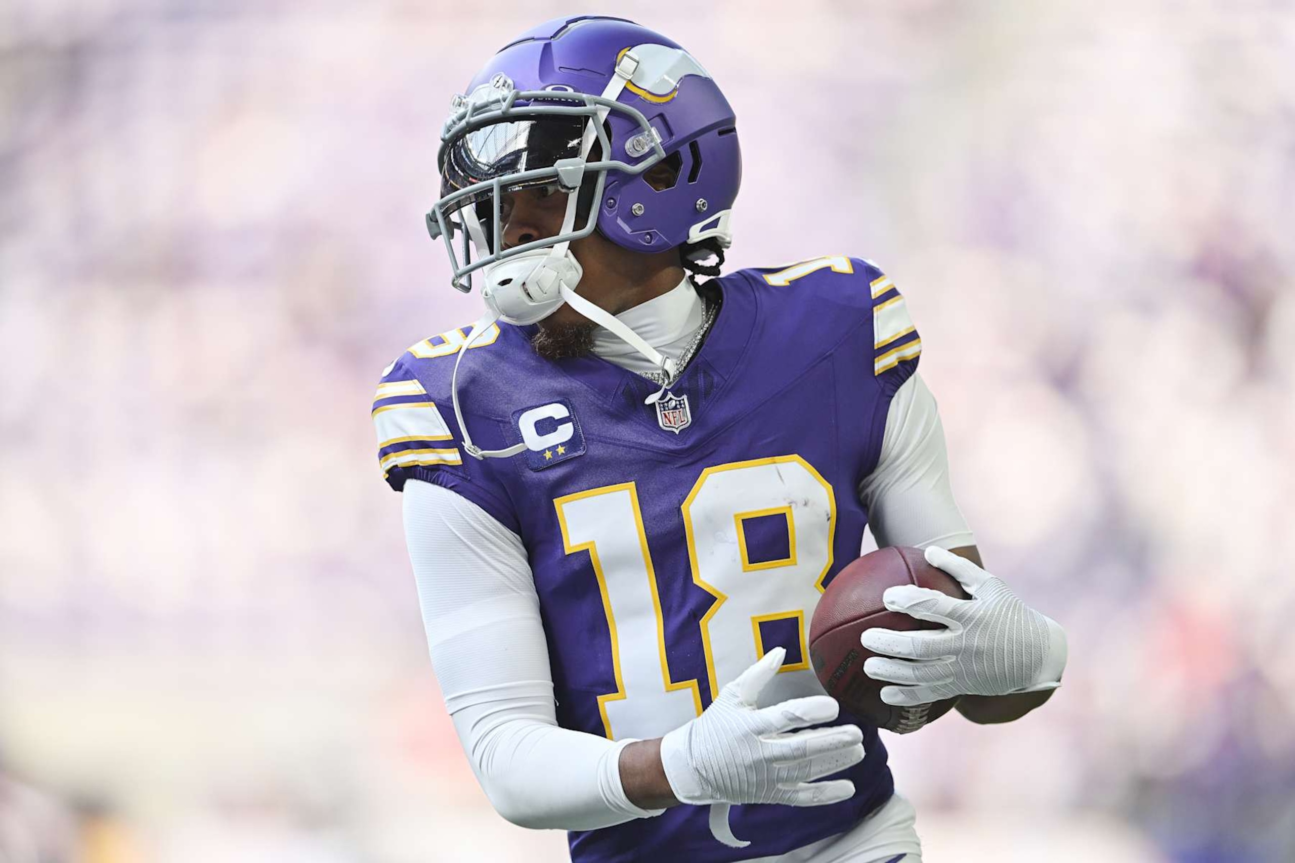 Vikings WR Justin Jefferson Vikings WR Justin Jefferson