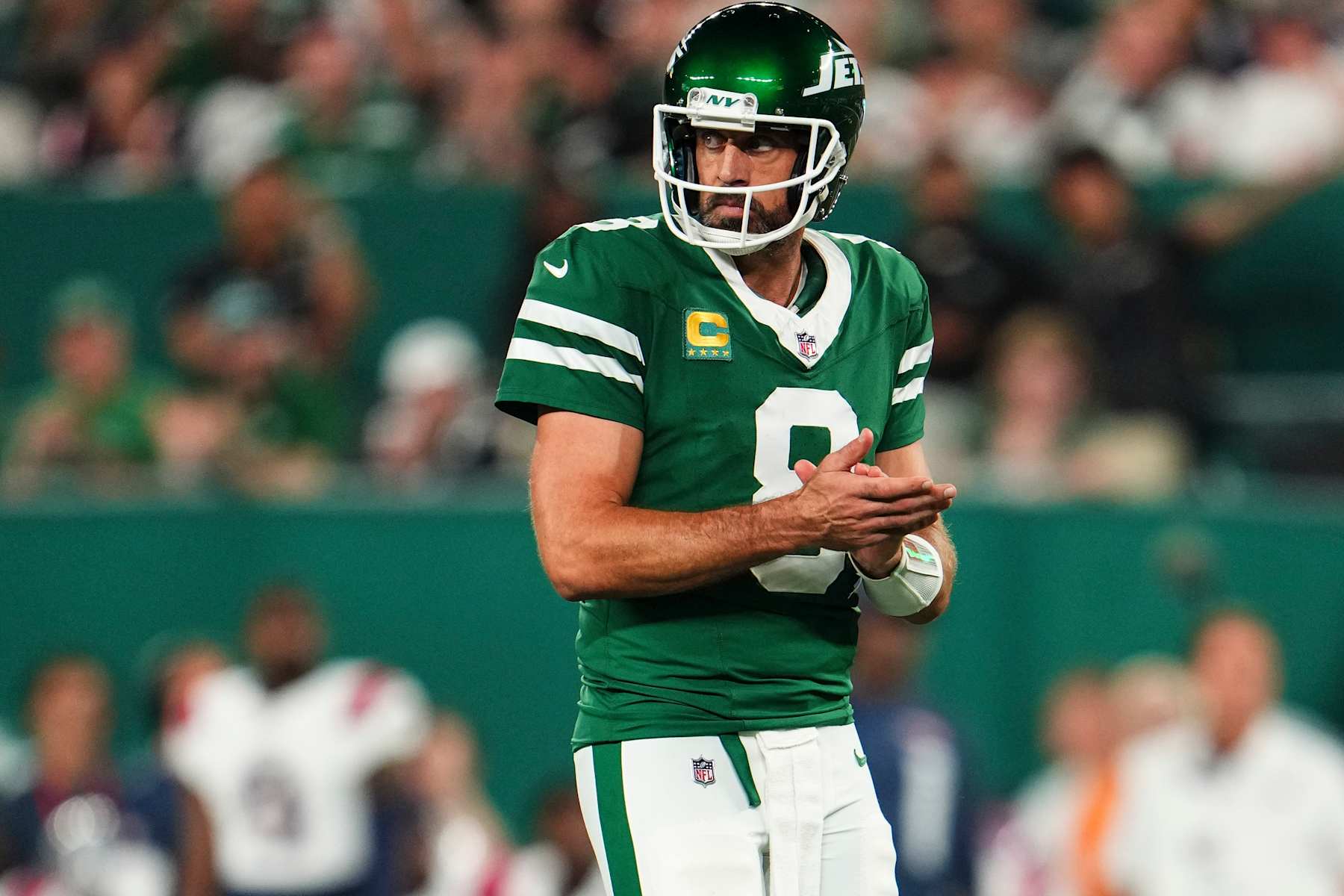 Jets QB Aaron Rodgers