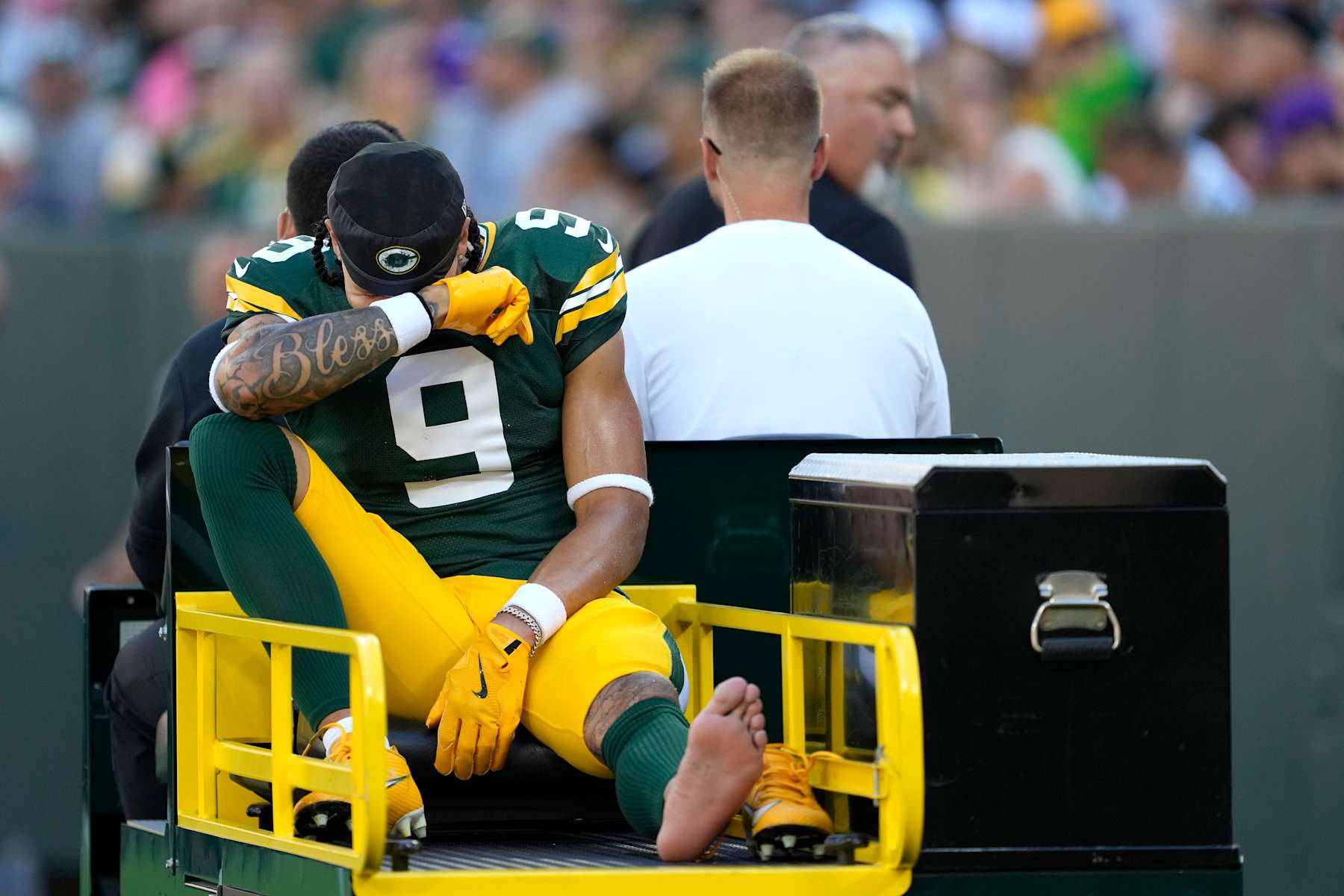 NFL Rumors: Packers' Christian Watson Believed to Have High-Ankle Sprain  Injury | News, Scores, Highlights, Stats, and Rumors | Bleacher Report