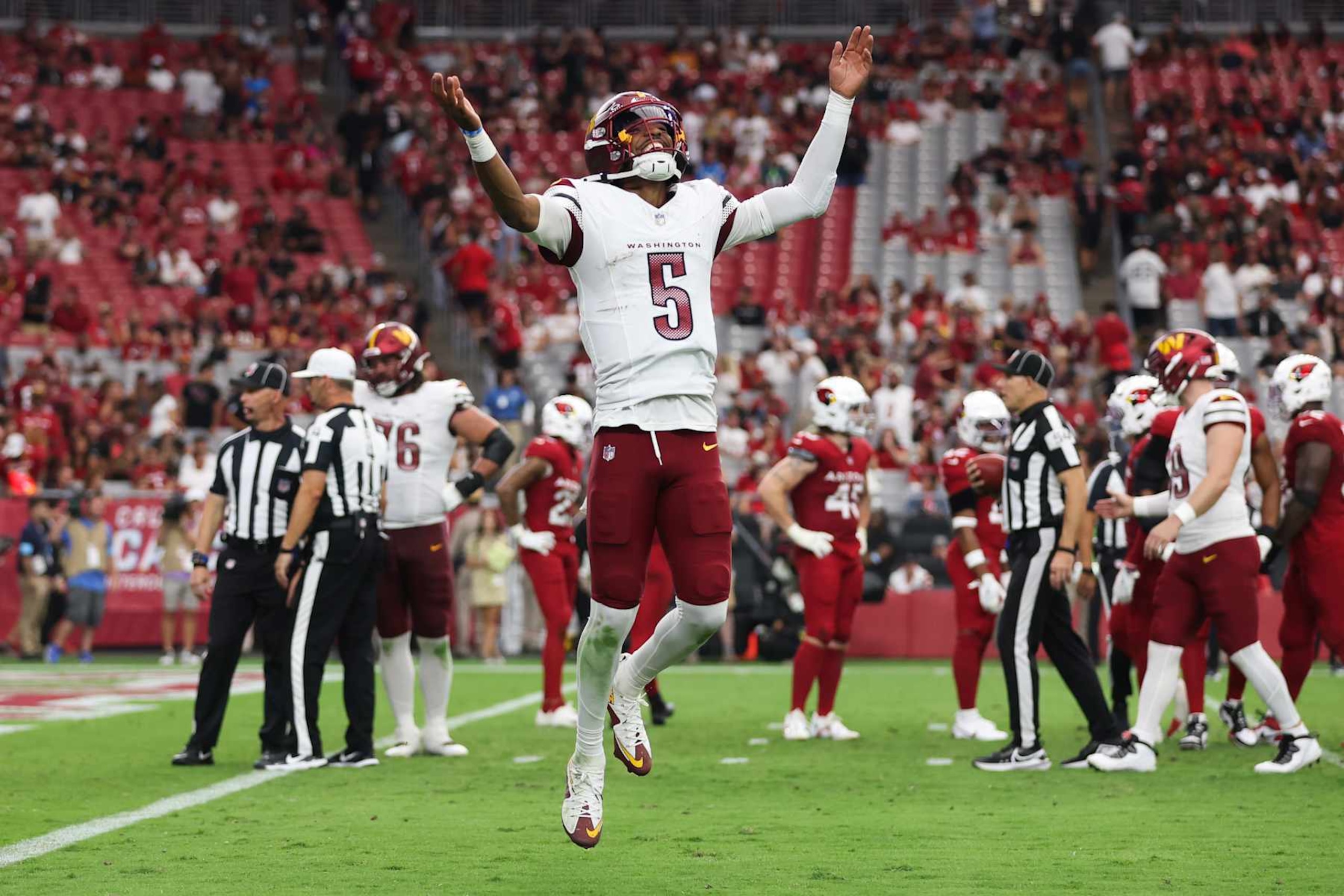 Commanders QB Jayden Daniels