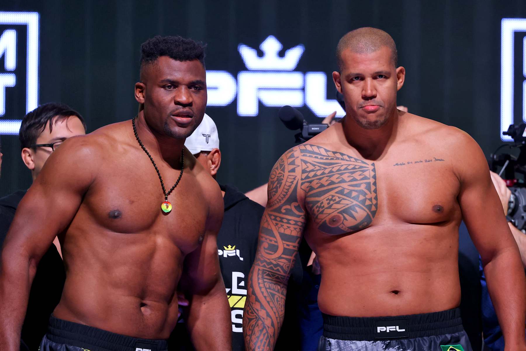 Francis Ngannou and Renan Ferreira