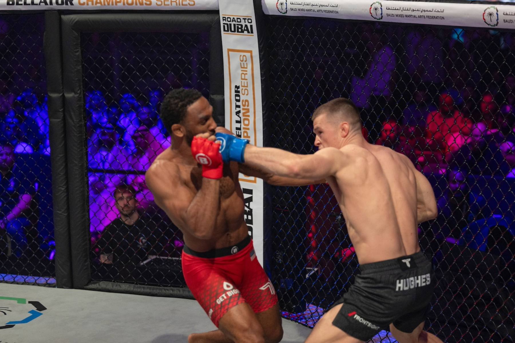 Paul Hughes punches AJ McKee