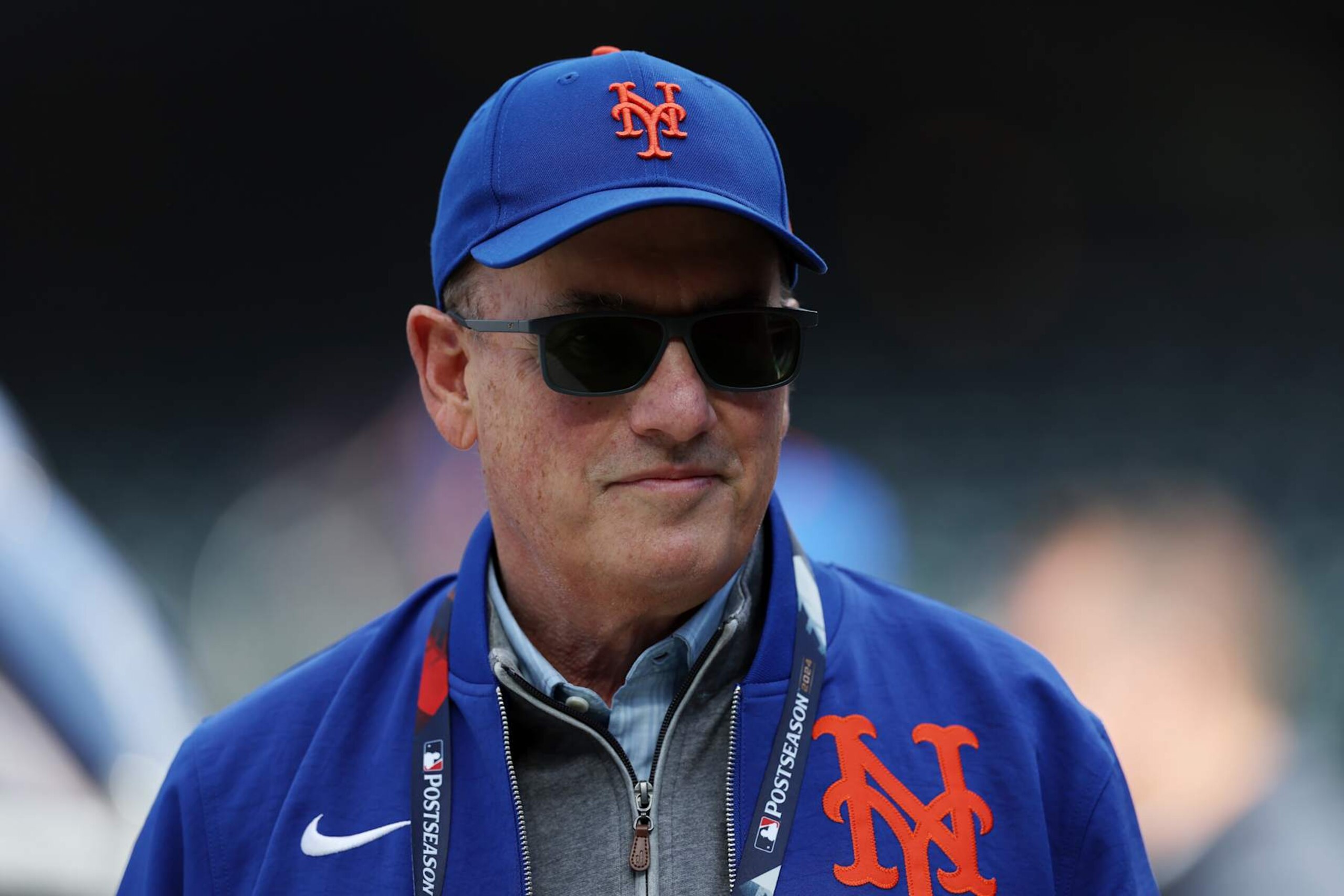 NEW YORK, NEW YORK - OCTOBER 09: New York Mets owner Steve Cohen looks on before Game Four of the Division Series against the Philadelphia Phillies at Citi Field on October 09, 2024 in New York City. (Photo by Luke Hales/Getty Images) NEW YORK, NEW YORK - OCTOBER 09: New York Mets owner Steve Cohen looks on before Game Four of the Division Series against the Philadelphia Phillies at Citi Field on October 09, 2024 in New York City. (Photo by Luke Hales/Getty Images)