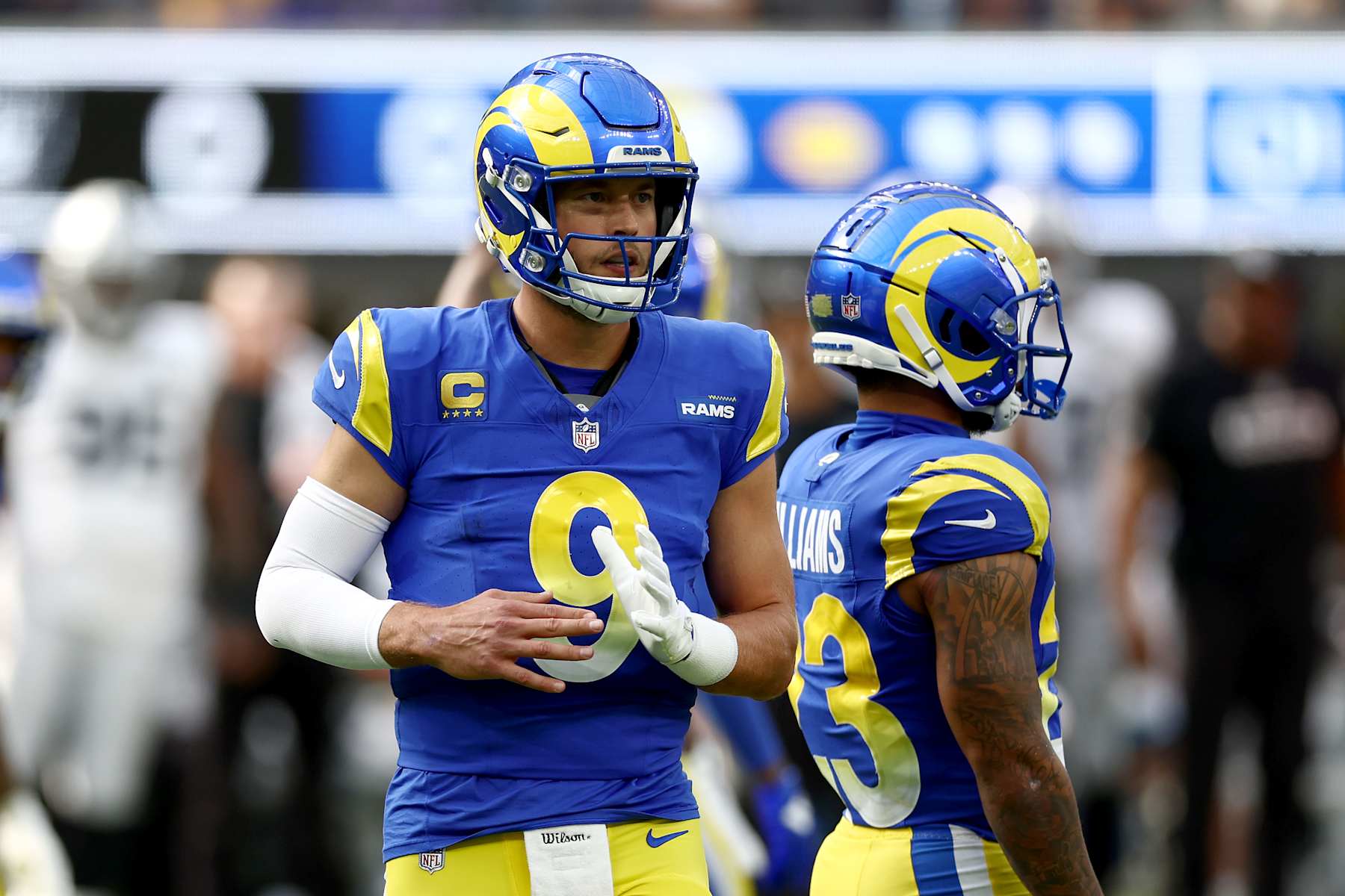 QB Matthew Stafford and RB Kyren Williams