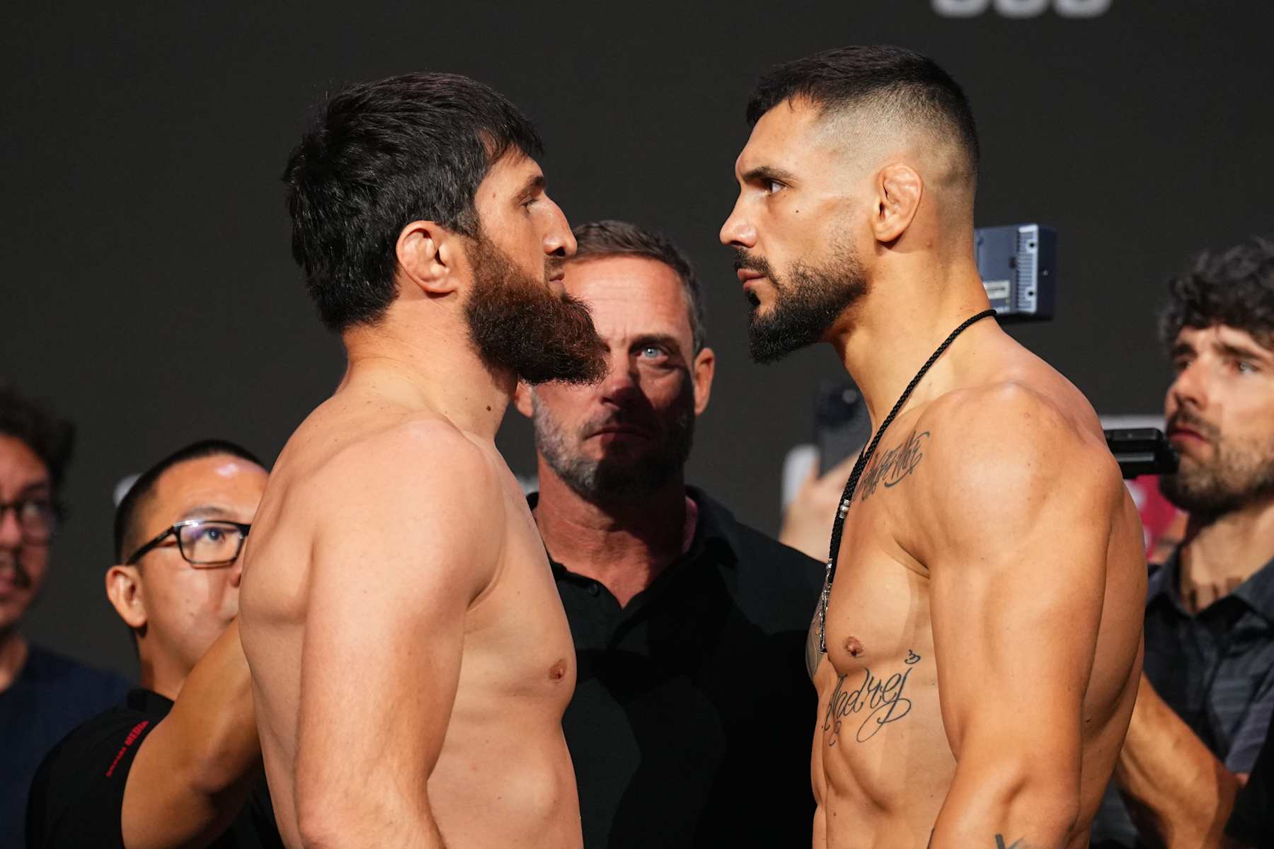 Magomed Ankalaev and Aleksandr Rakic