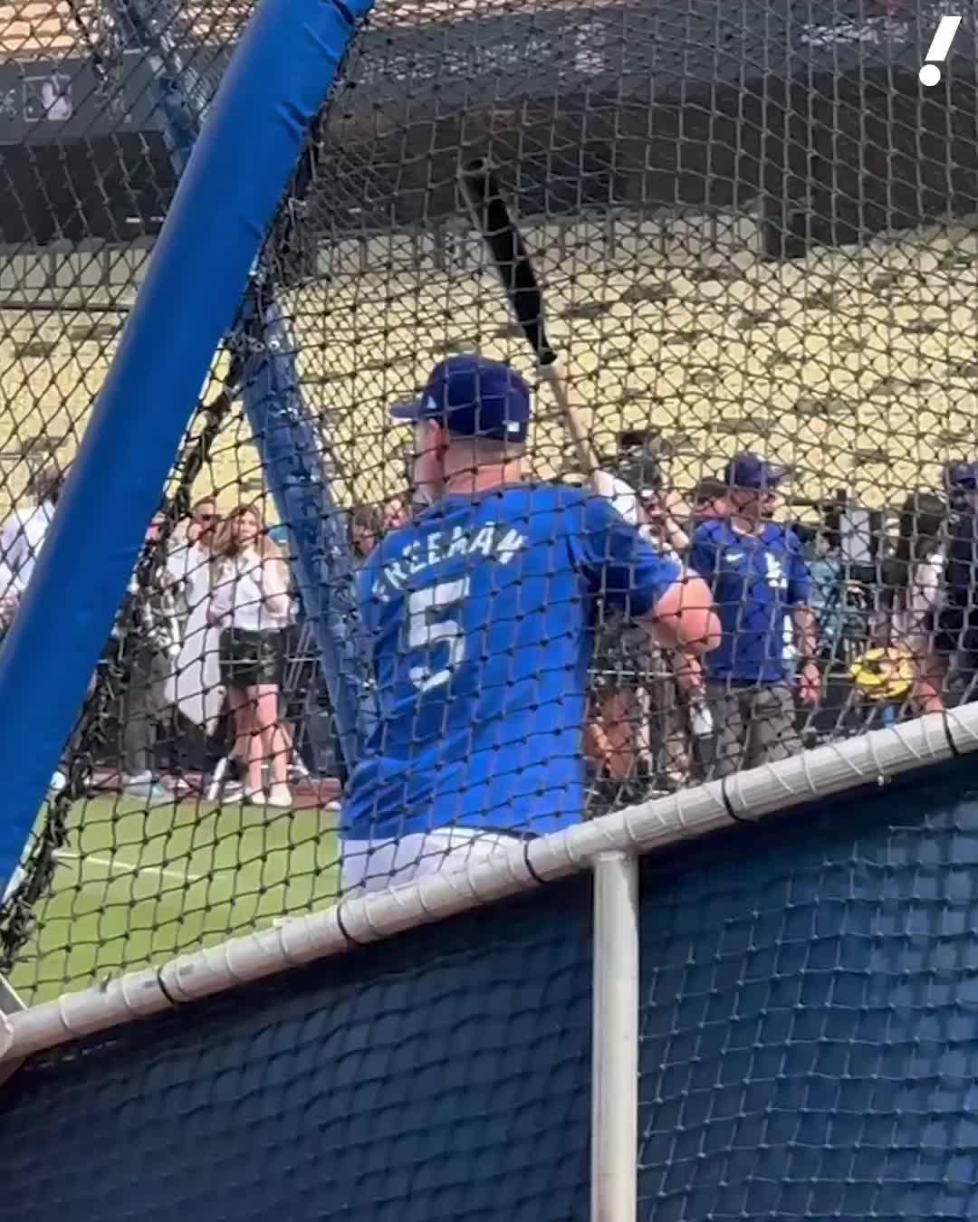 Will Smith Repping Freddie Freeman Jersey